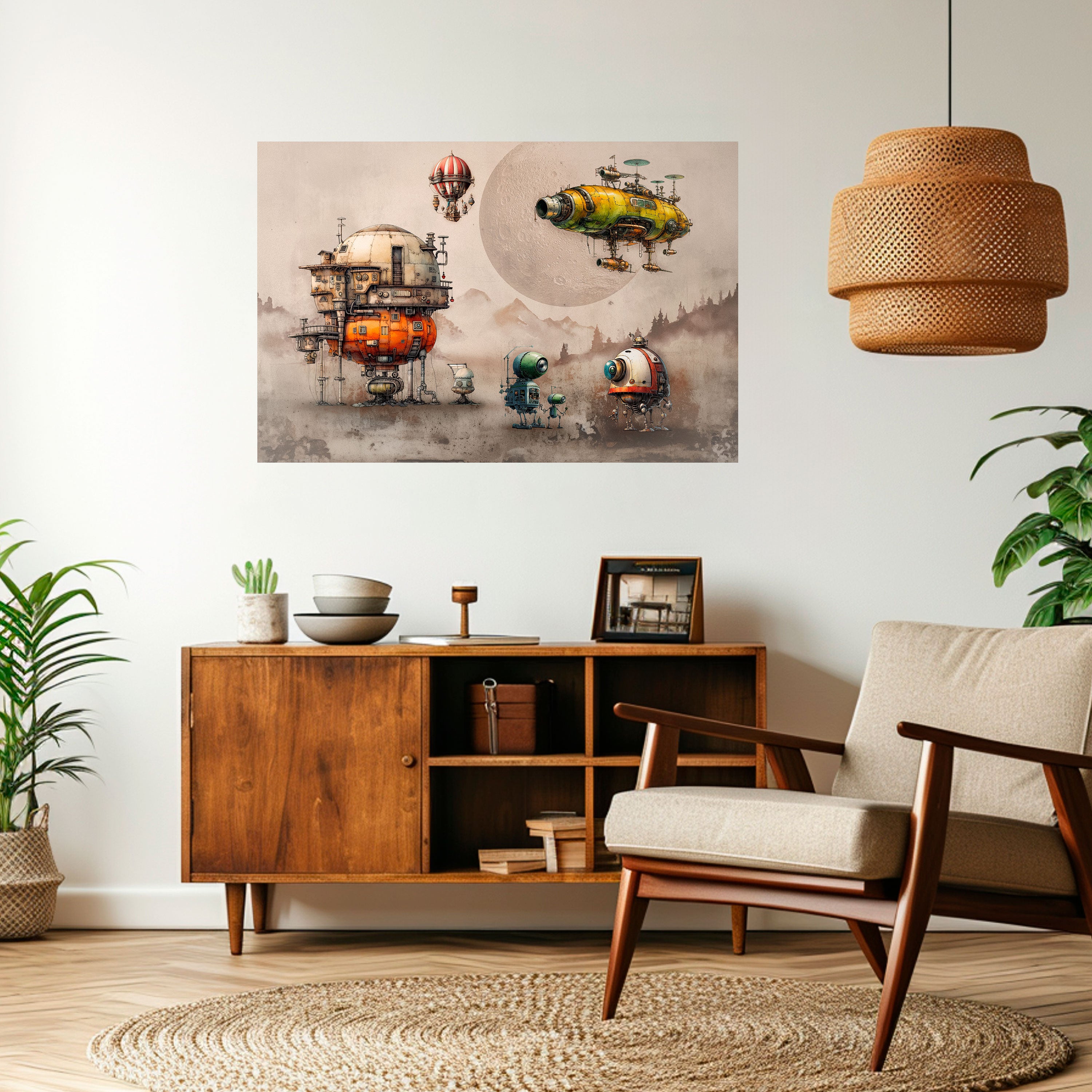 MACHINARIUM MACHINES Naklejka/Plakat poziomy