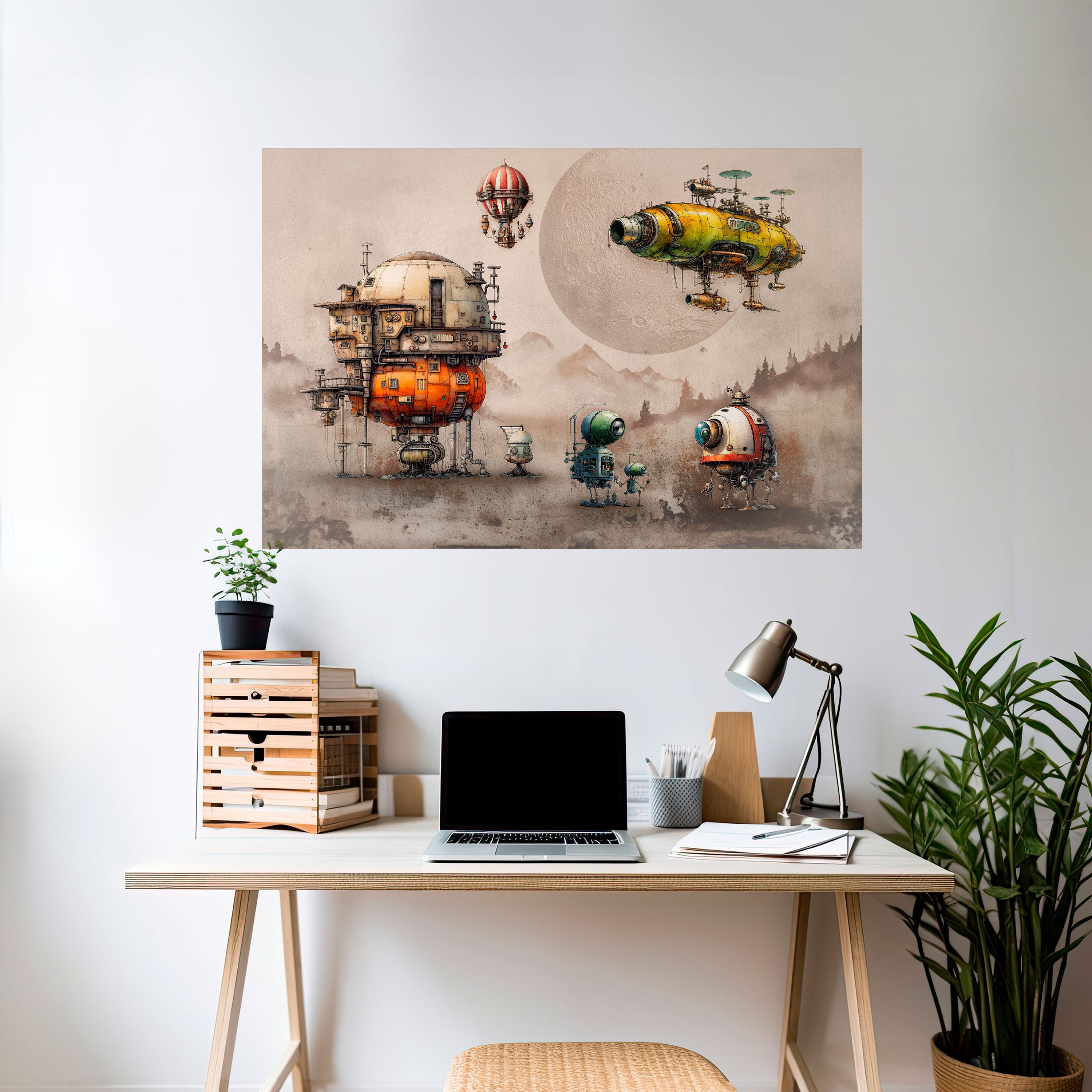 MACHINARIUM MACHINES Naklejka/Plakat poziomy