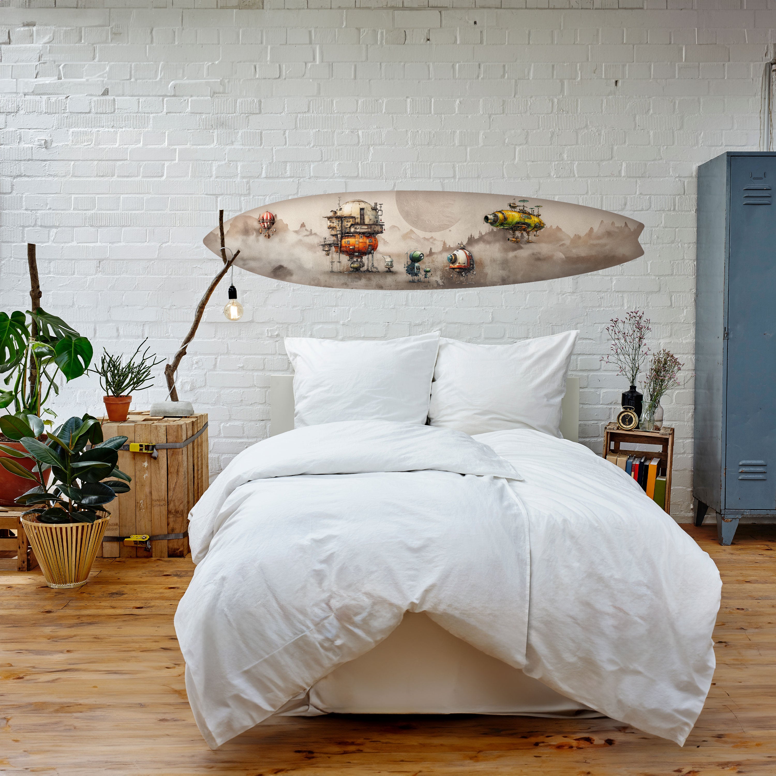 MACHINARIUM MACHINES Naklejka - deska surfingowa