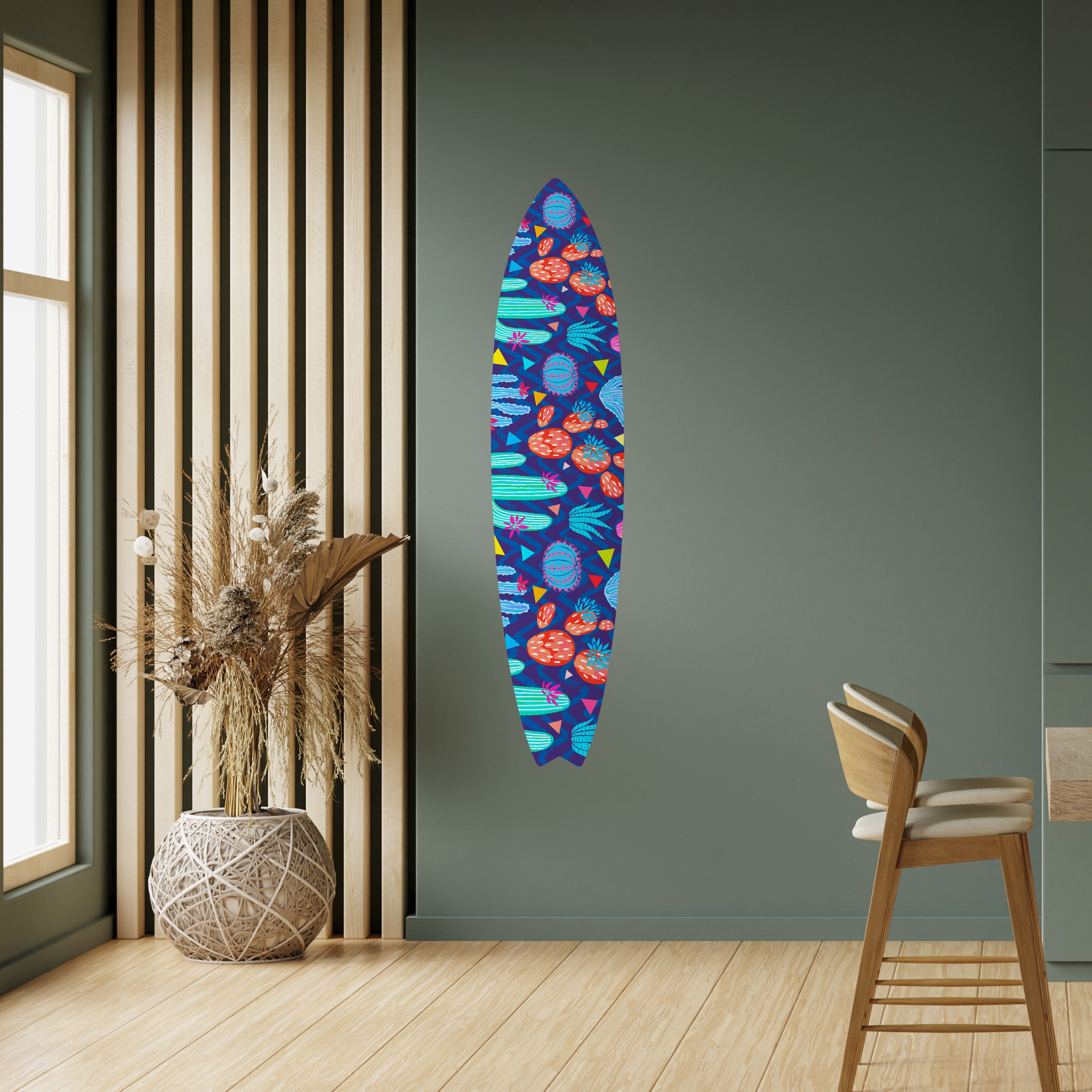 CACTUS VIBES Naklejka - deska surfingowa