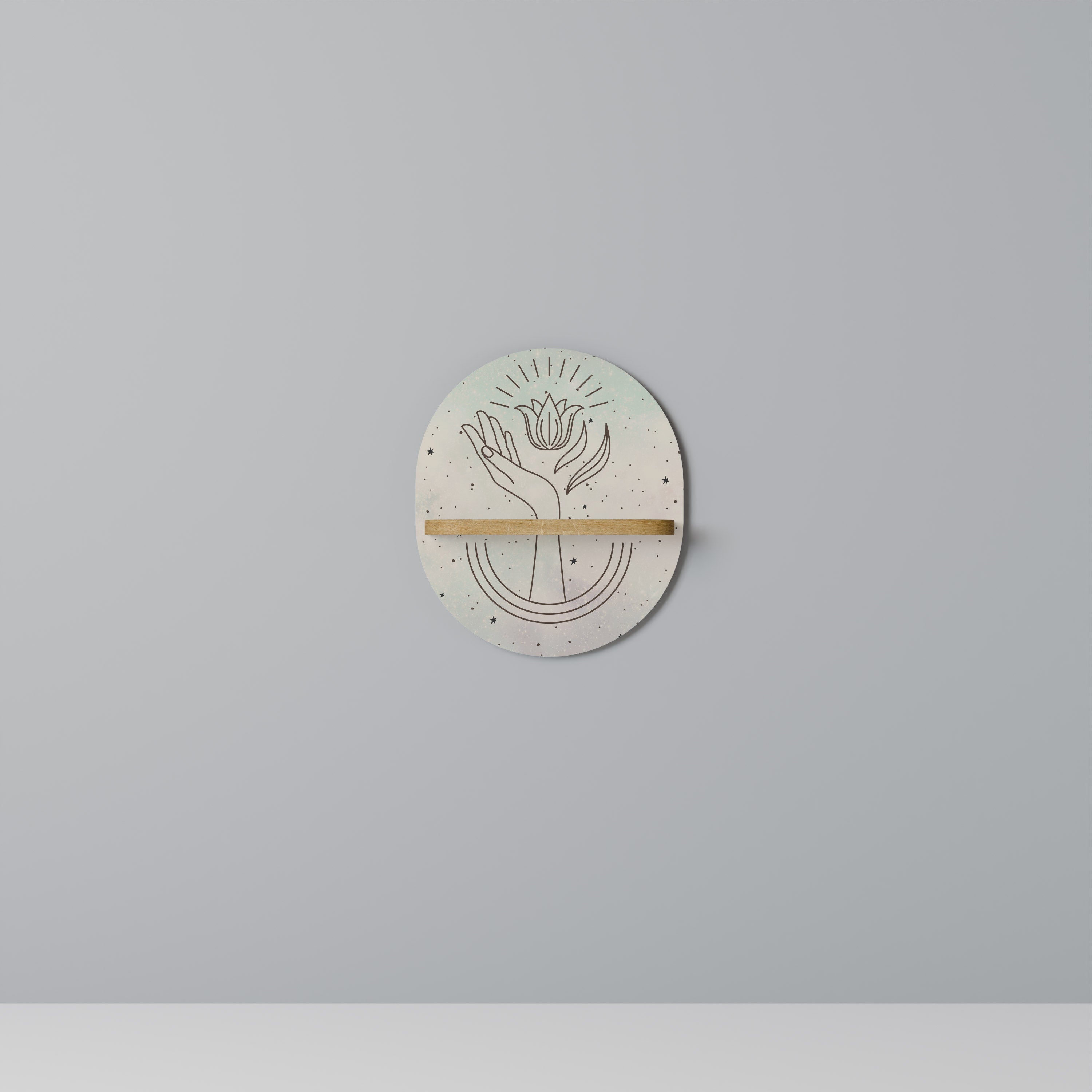 DELICATE BEAUTY Półka owalna