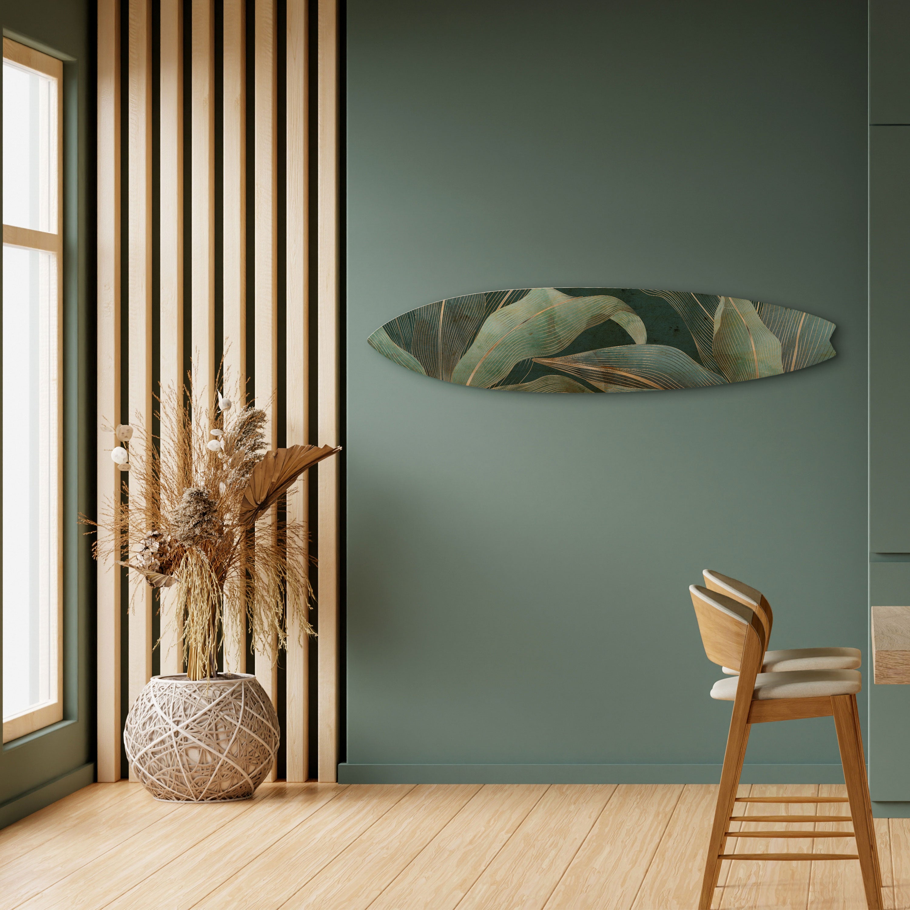 ROYAL GREEN Dekoracyjna deska surfingowa