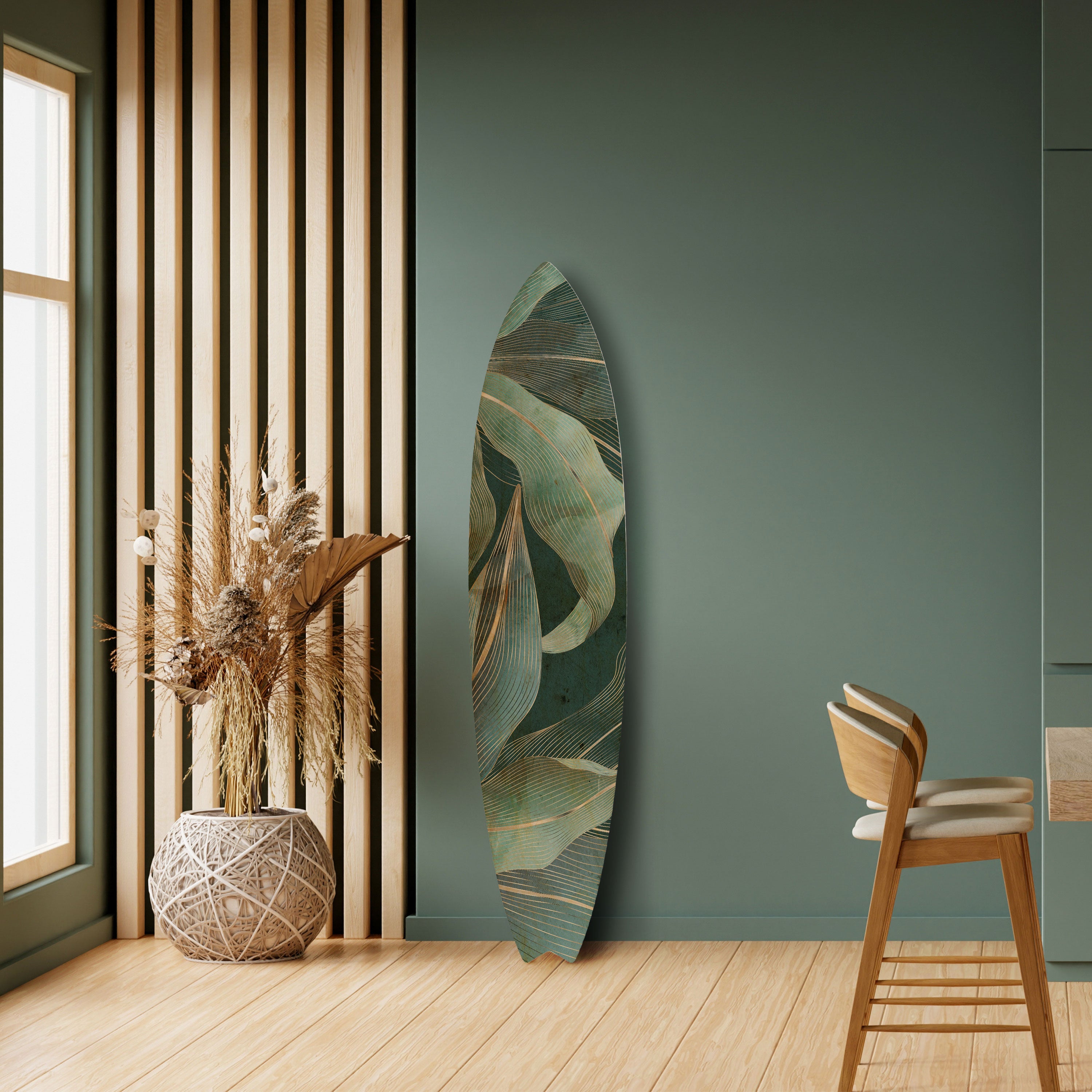 ROYAL GREEN Dekoracyjna deska surfingowa