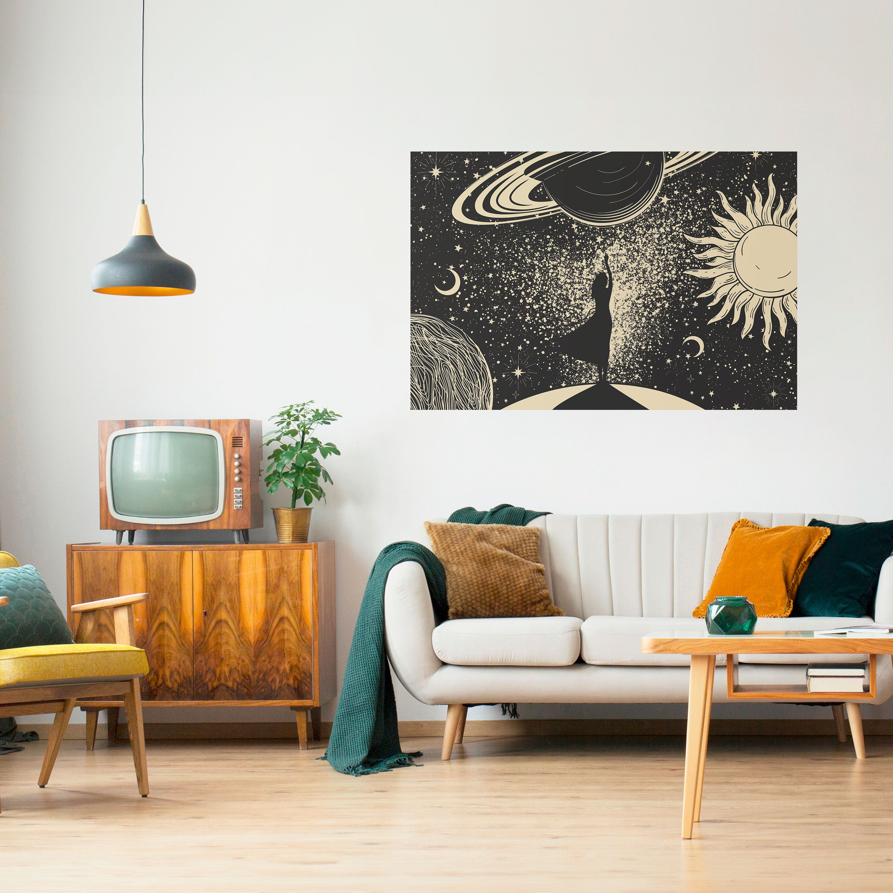 MYSTIC UNIVERSE Naklejka/Plakat poziomy