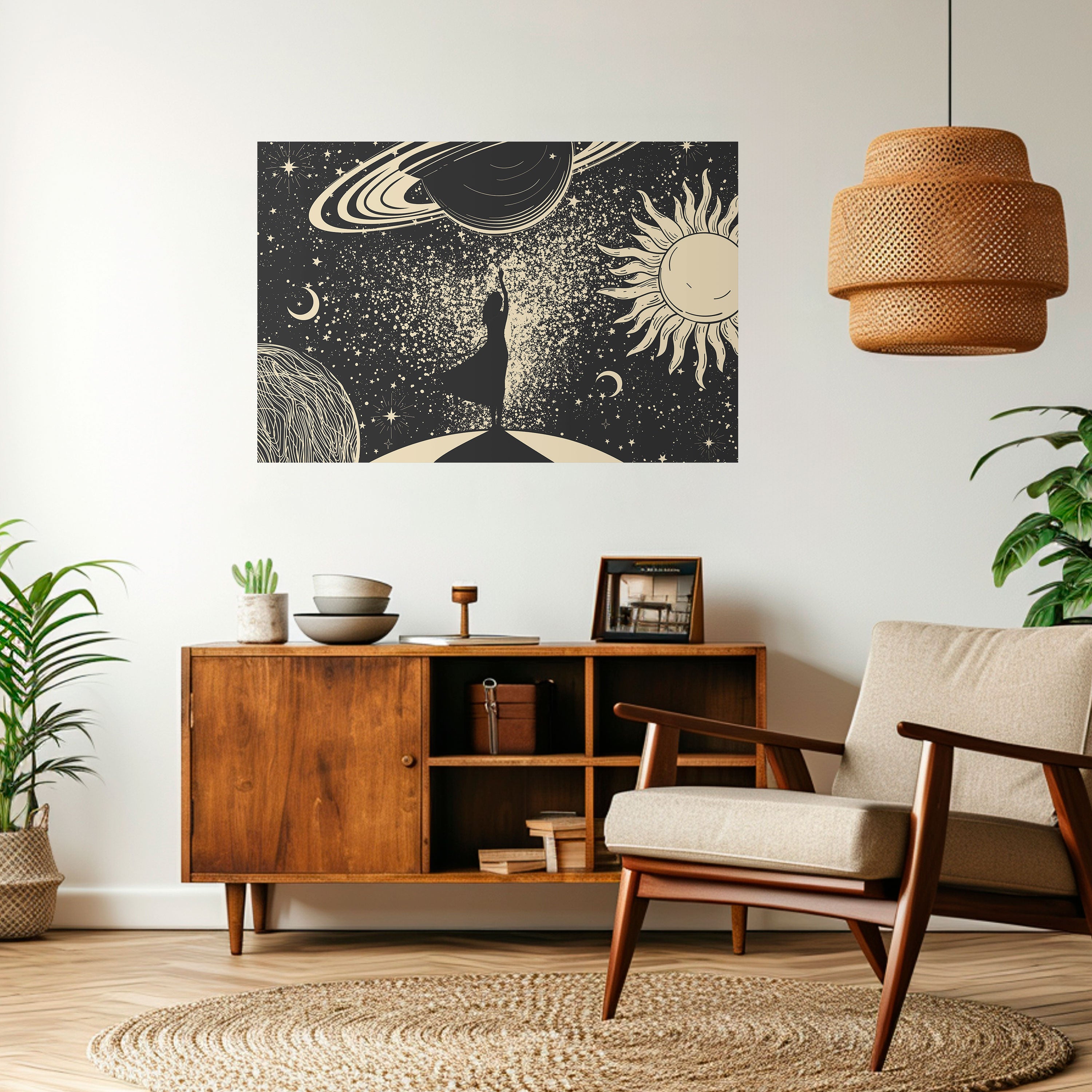 MYSTIC UNIVERSE Naklejka/Plakat poziomy