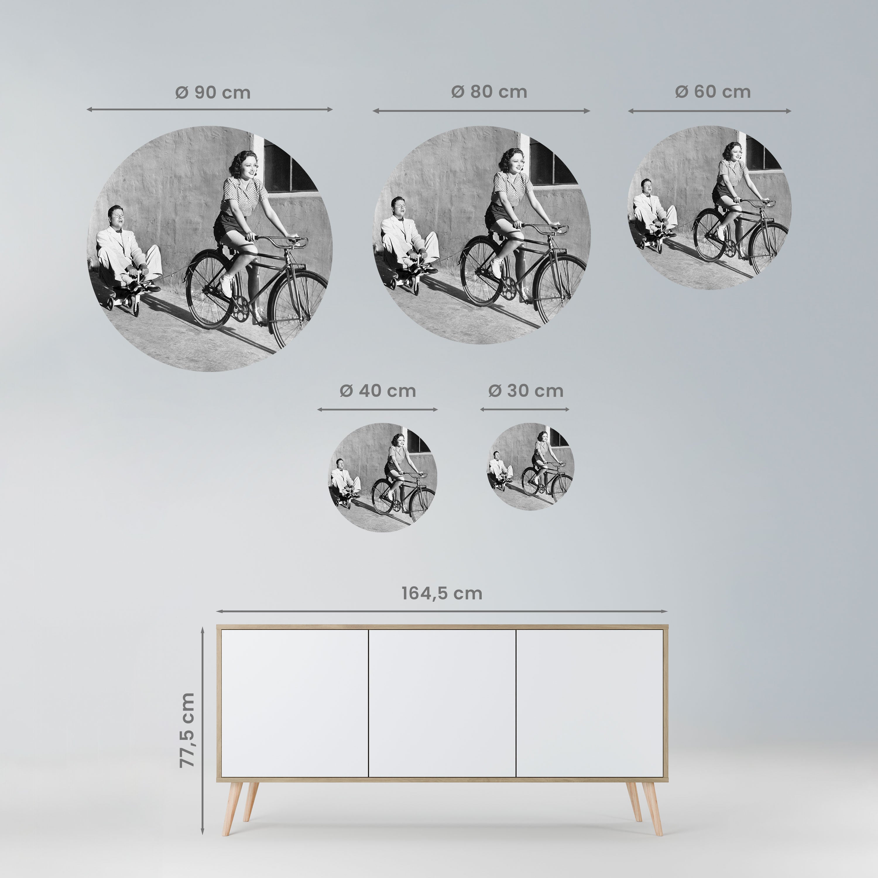 HAPPY JOURNEY Naklejka okrągła