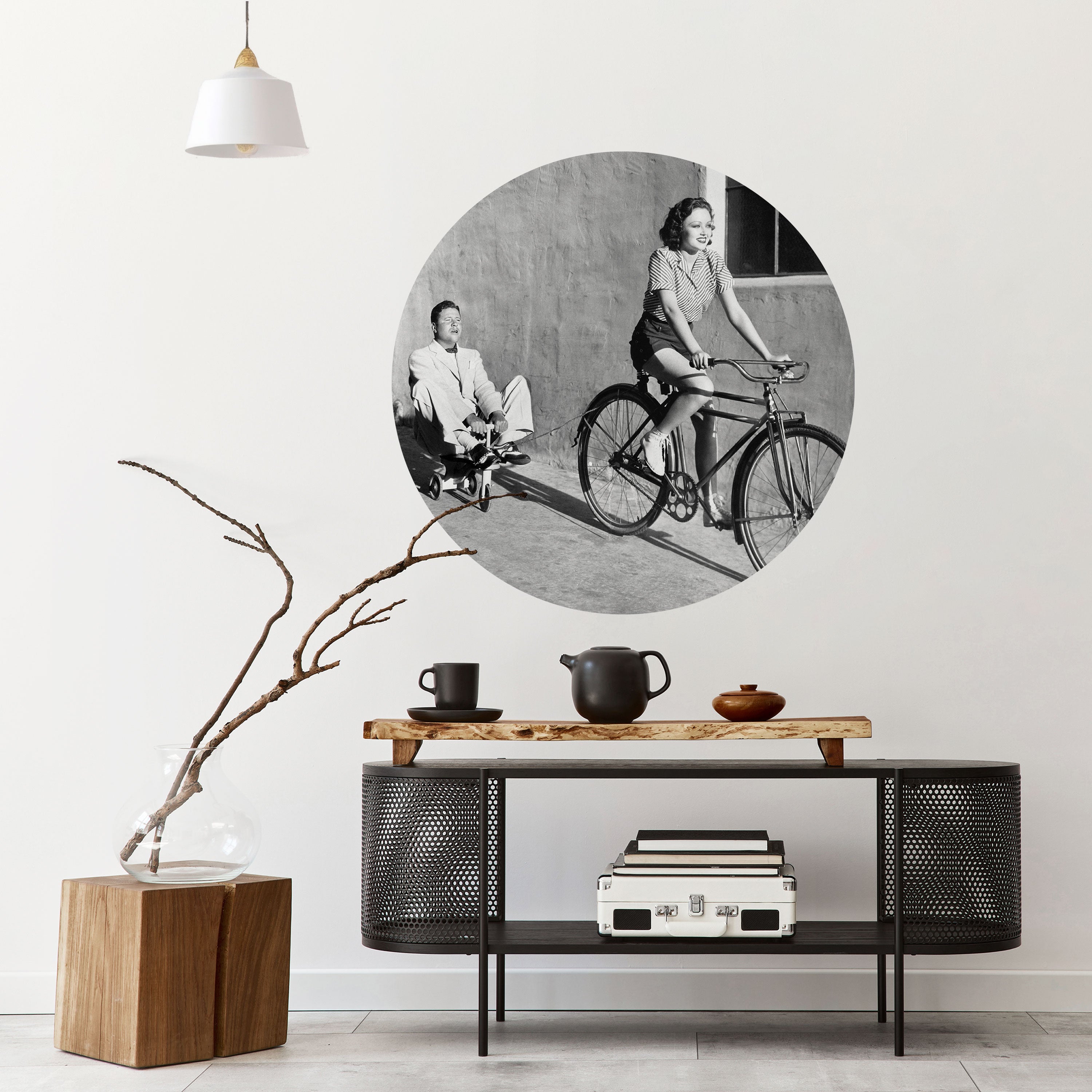 HAPPY JOURNEY Naklejka okrągła