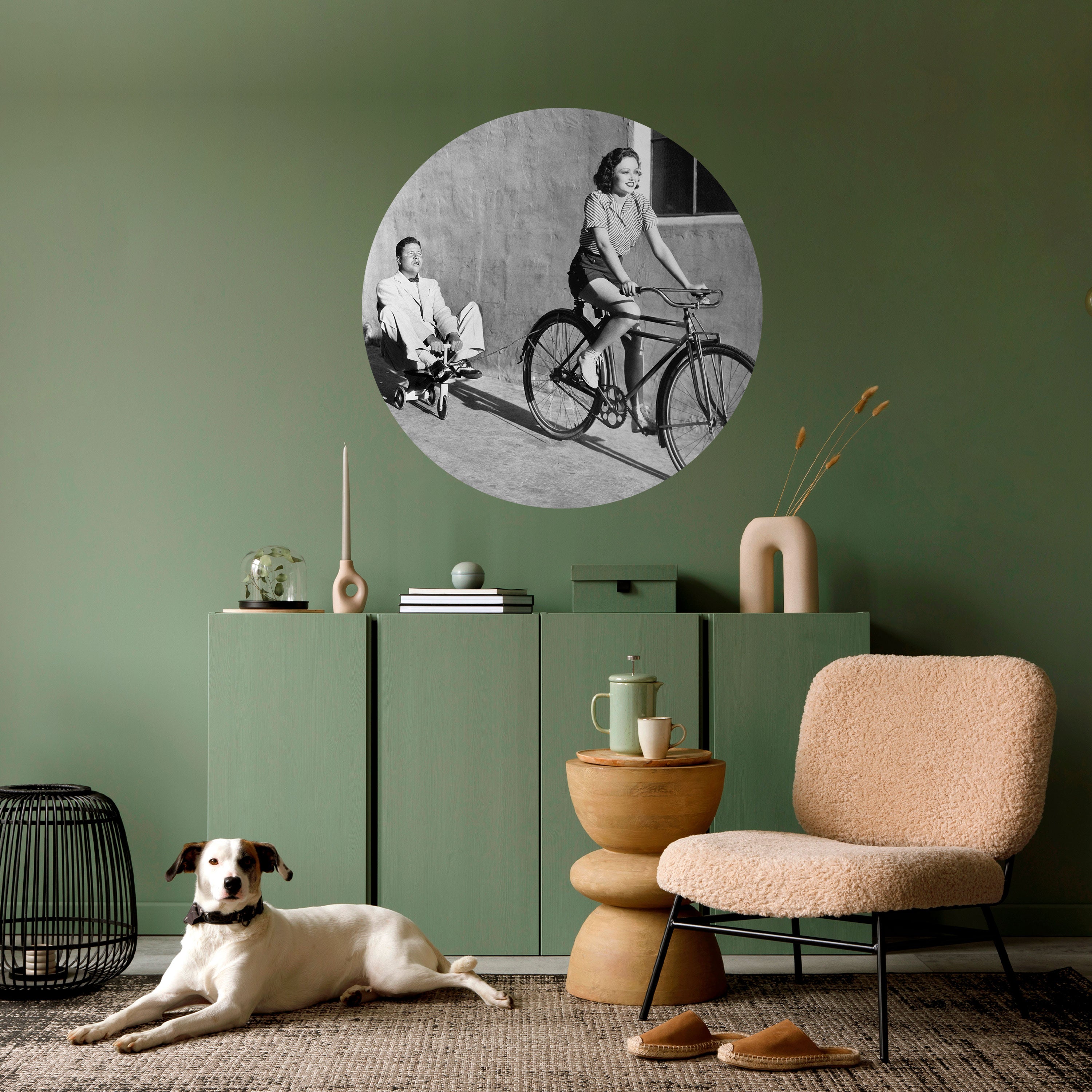 HAPPY JOURNEY Naklejka okrągła