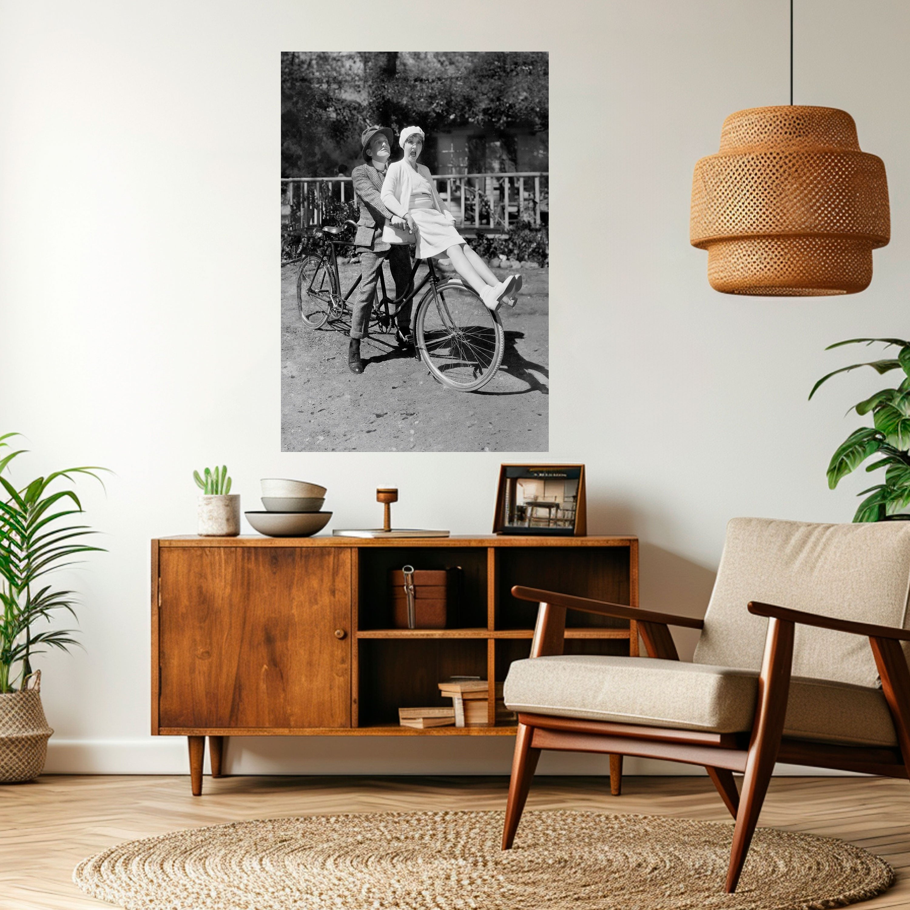 RIDING THROUGH TIME Naklejka/Plakat pionowy