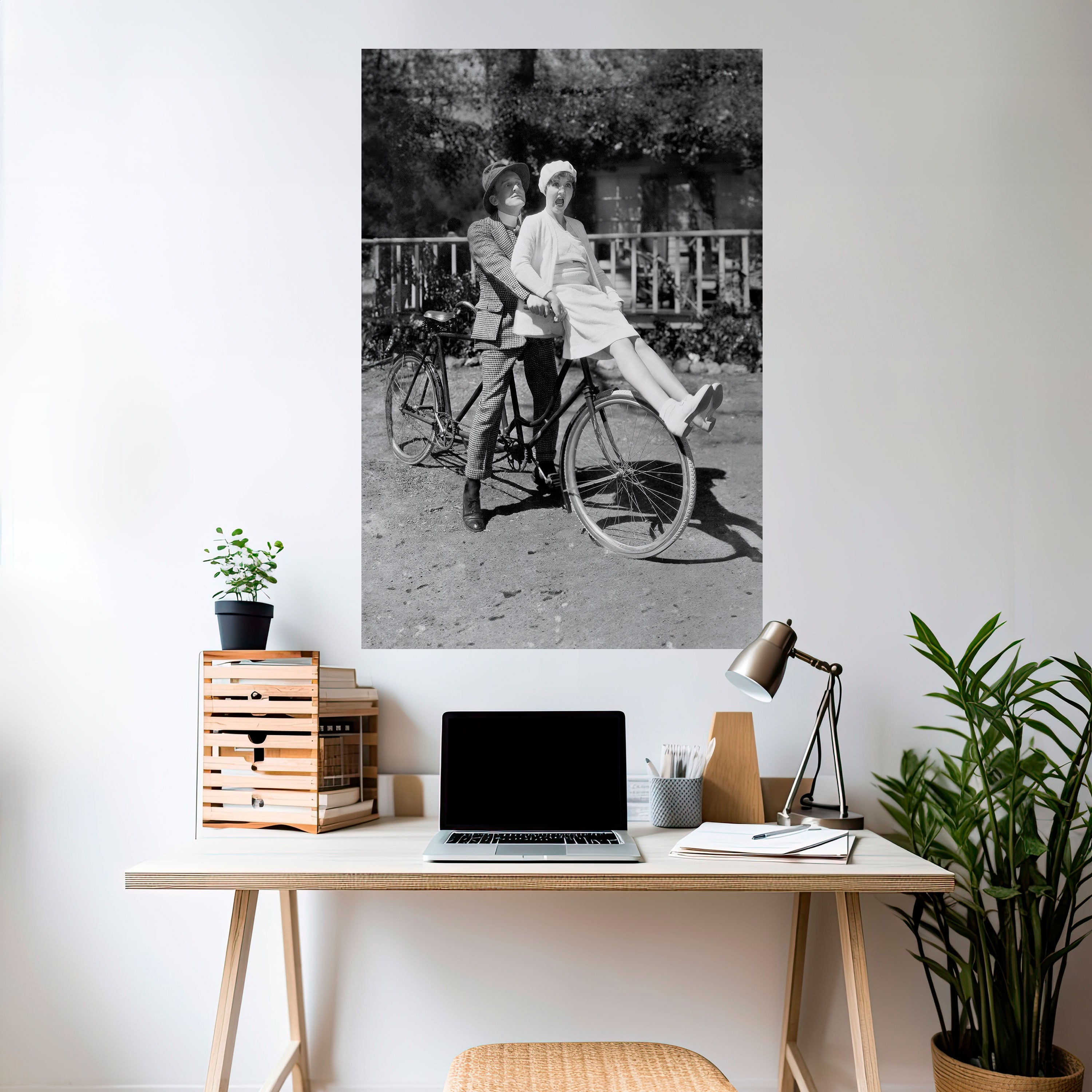 RIDING THROUGH TIME Naklejka/Plakat pionowy
