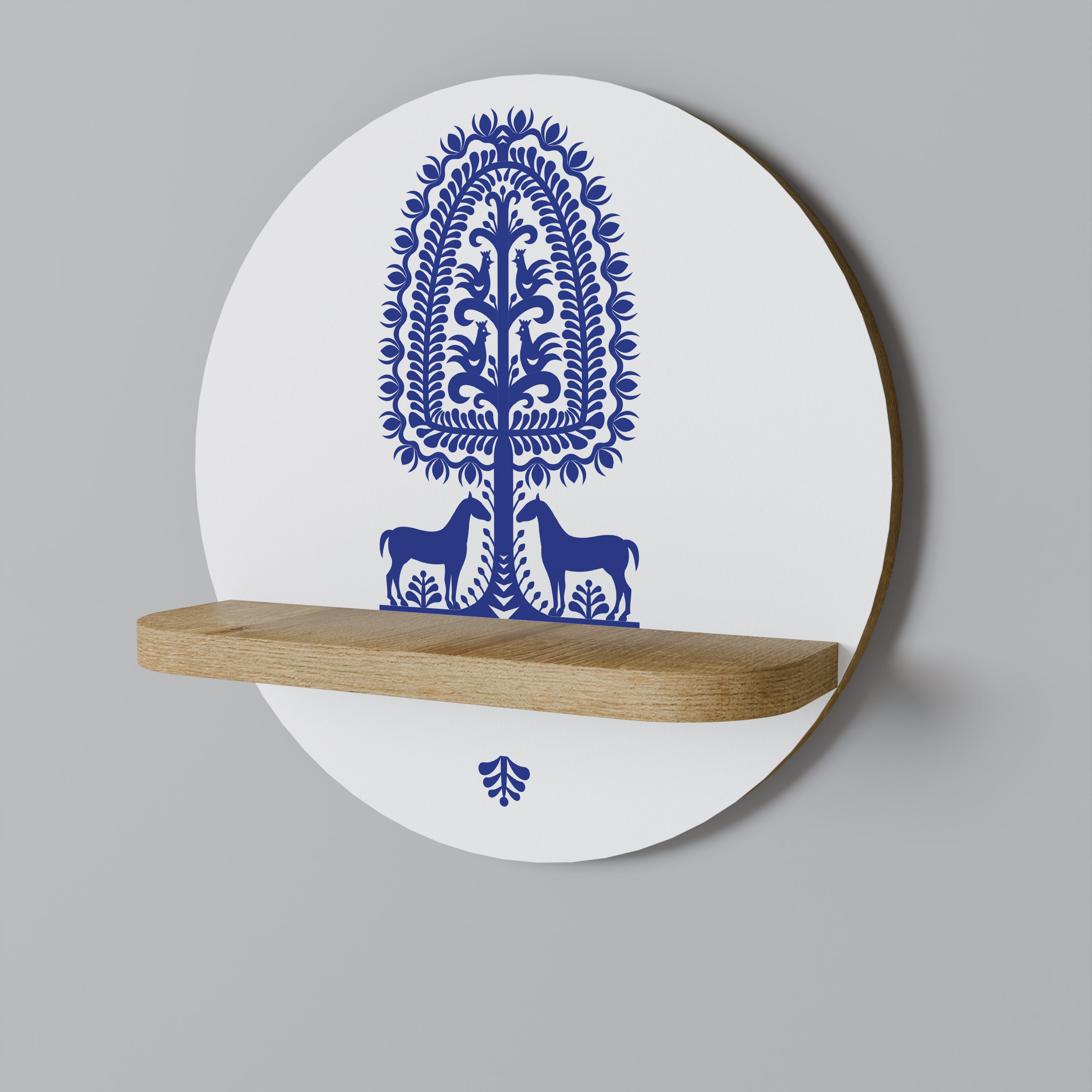 POLISH FOLK ART Półka okrągła