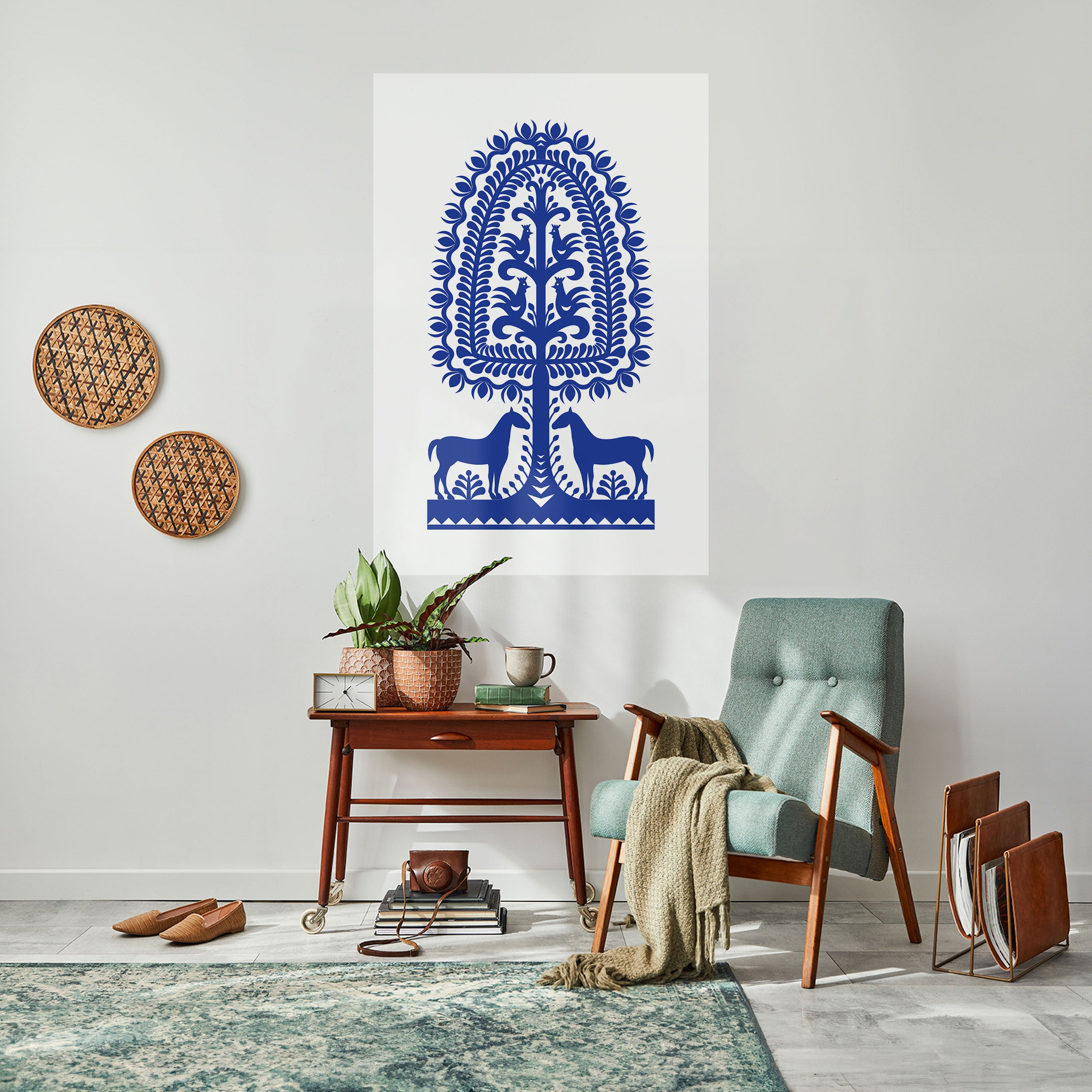 POLISH FOLK ART Naklejka/Plakat pionowy