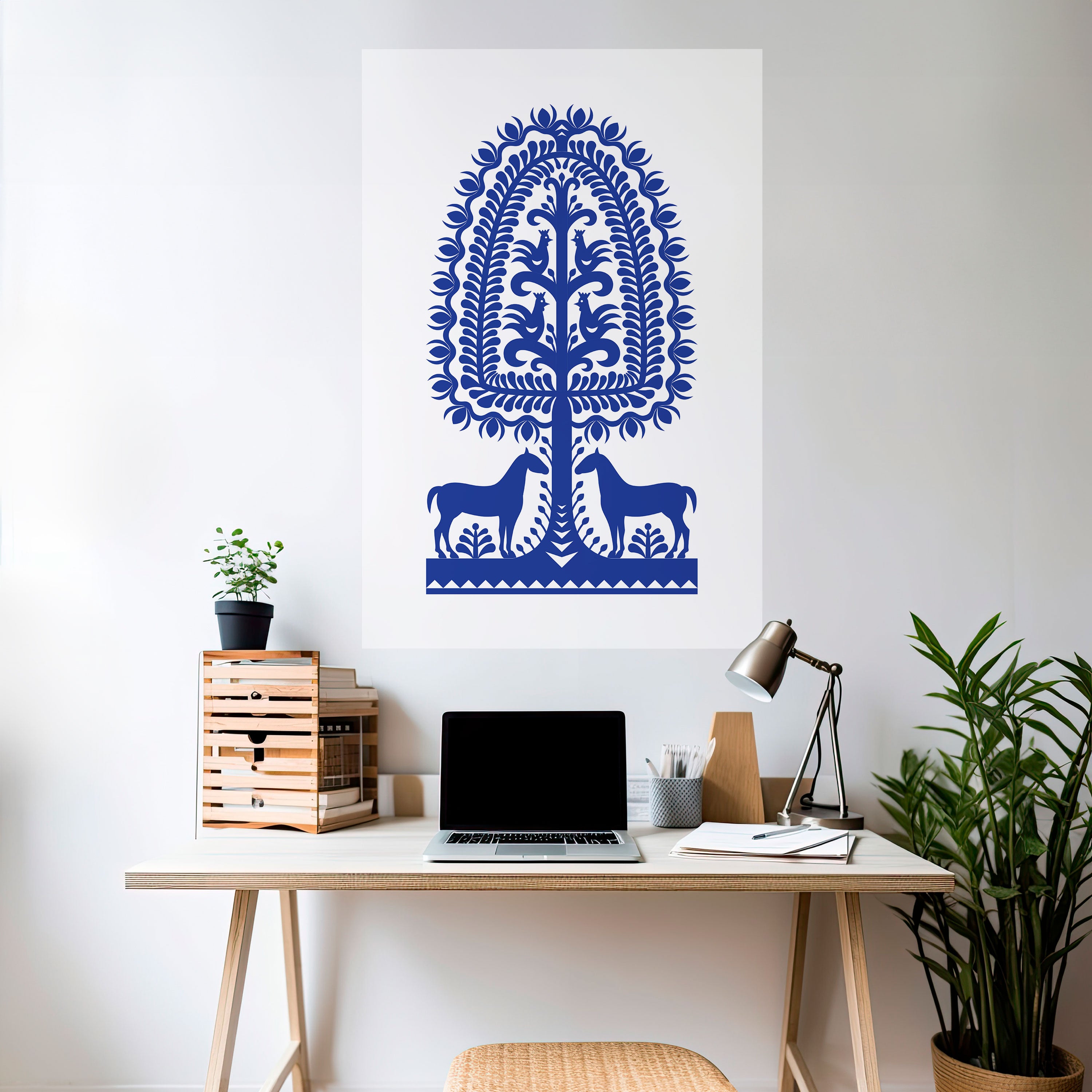 POLISH FOLK ART Naklejka/Plakat pionowy