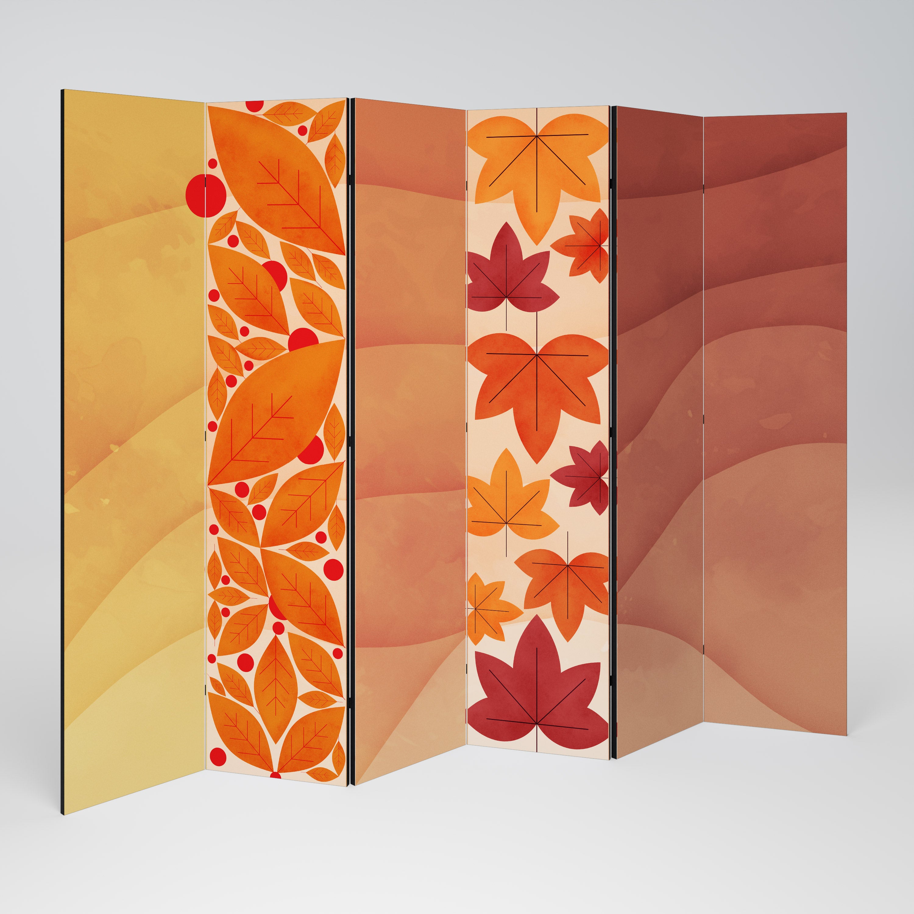 VIBRANT FALL FOLIAGE Dekoracyjny parawan 6-skrzydłowy