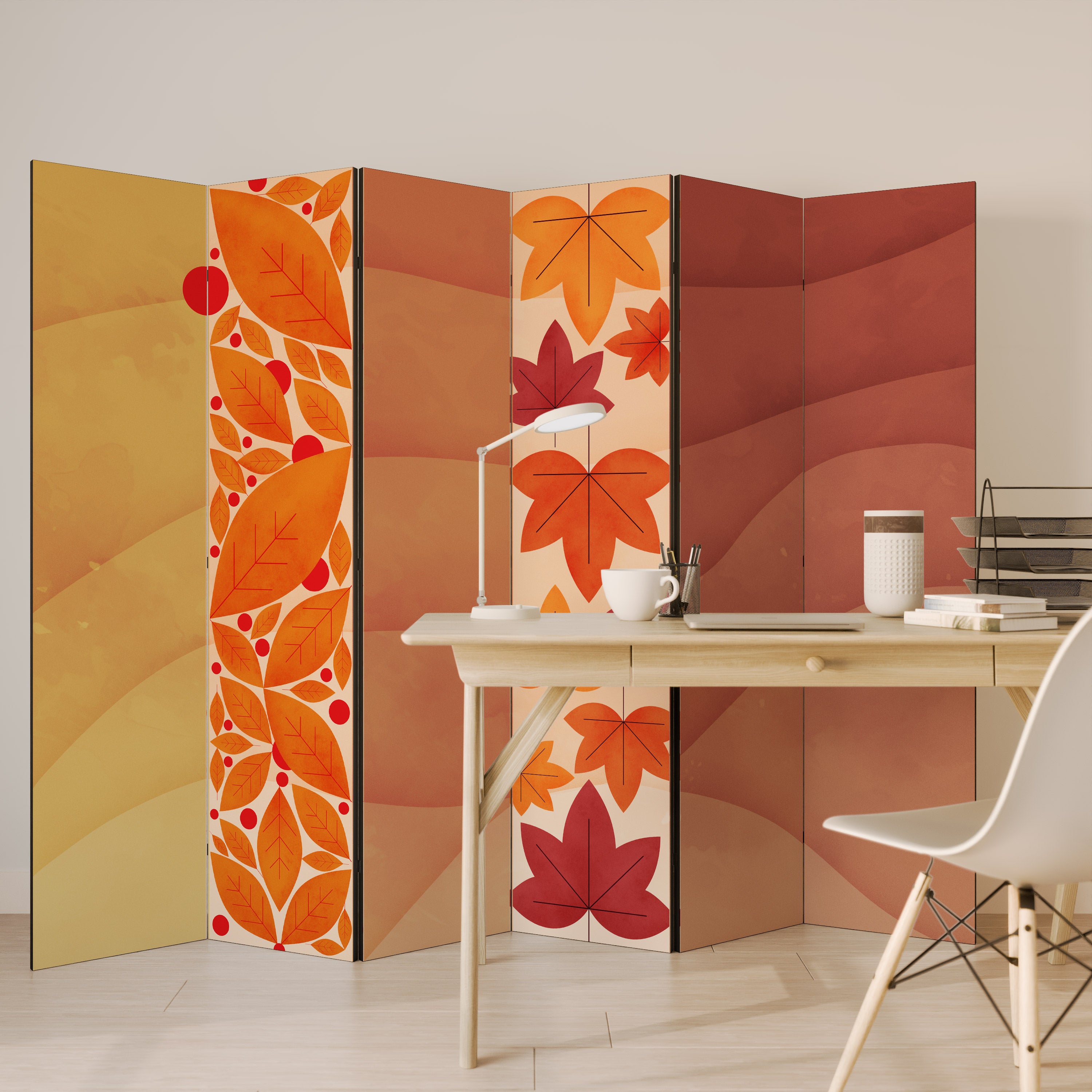 VIBRANT FALL FOLIAGE Dekoracyjny parawan 6-skrzydłowy