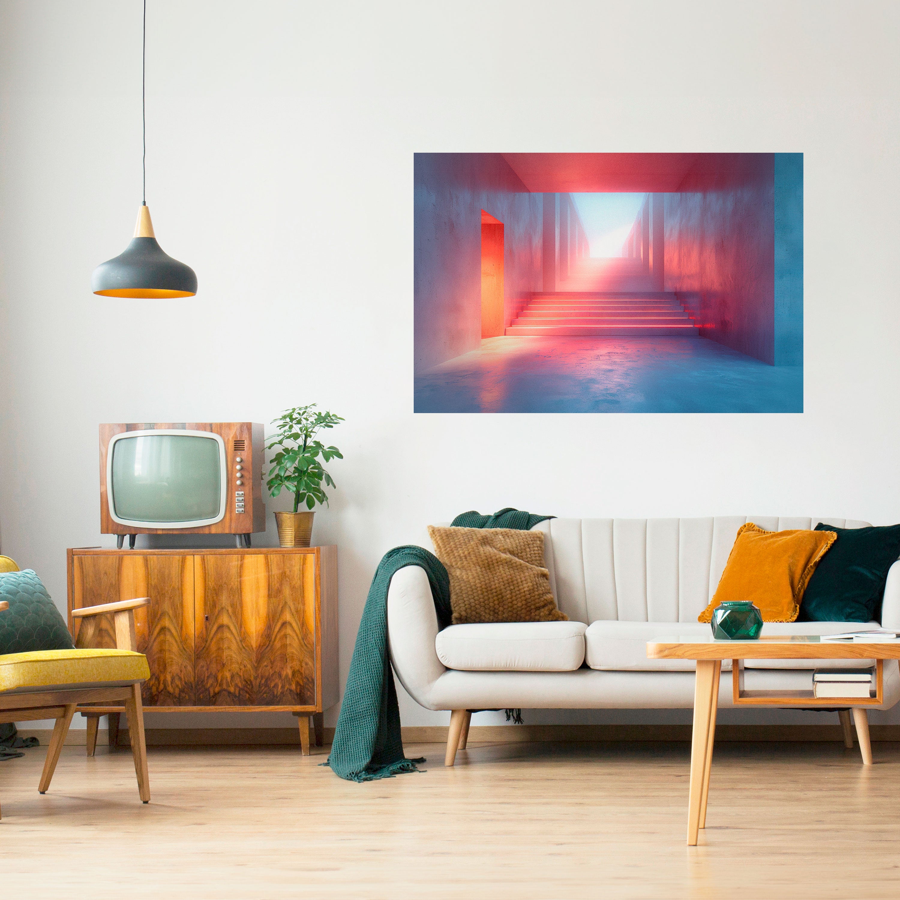BRIGHT DIRECTION Naklejka/Plakat poziomy