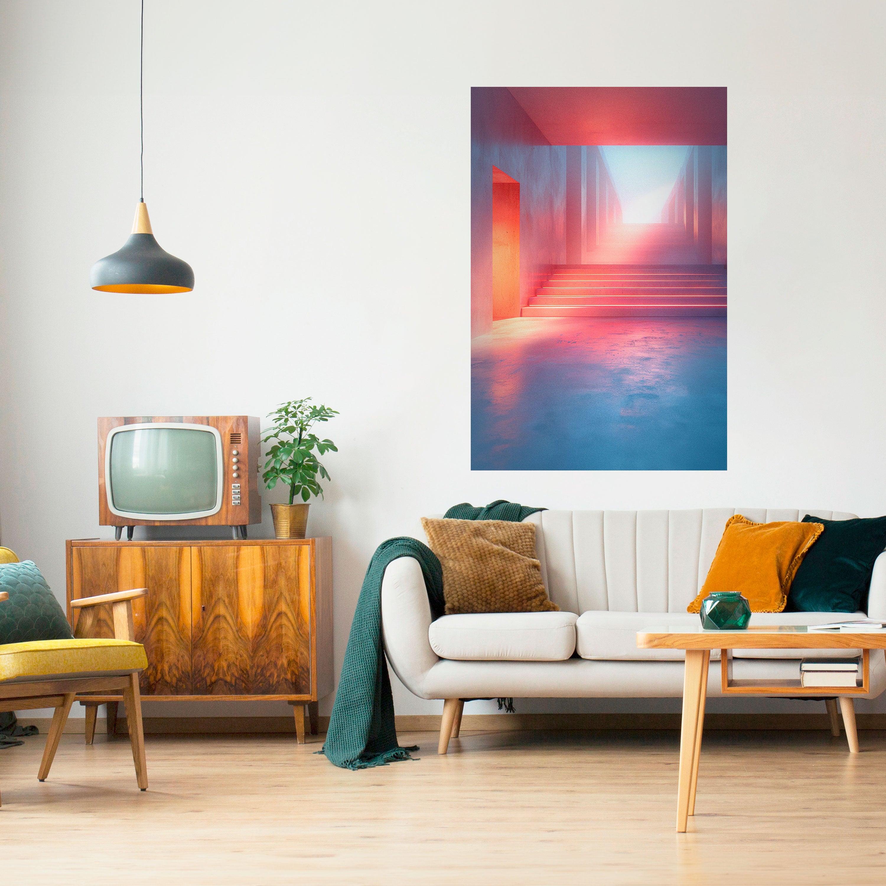 BRIGHT DIRECTION Naklejka/Plakat pionowy