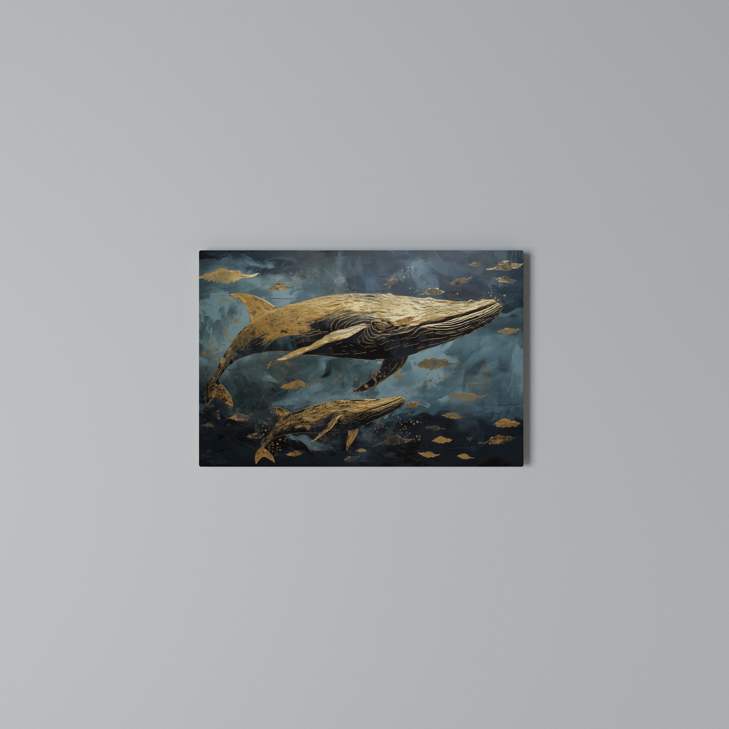 WHALE SONG SYMPHONY Poziomy obraz na płótnie