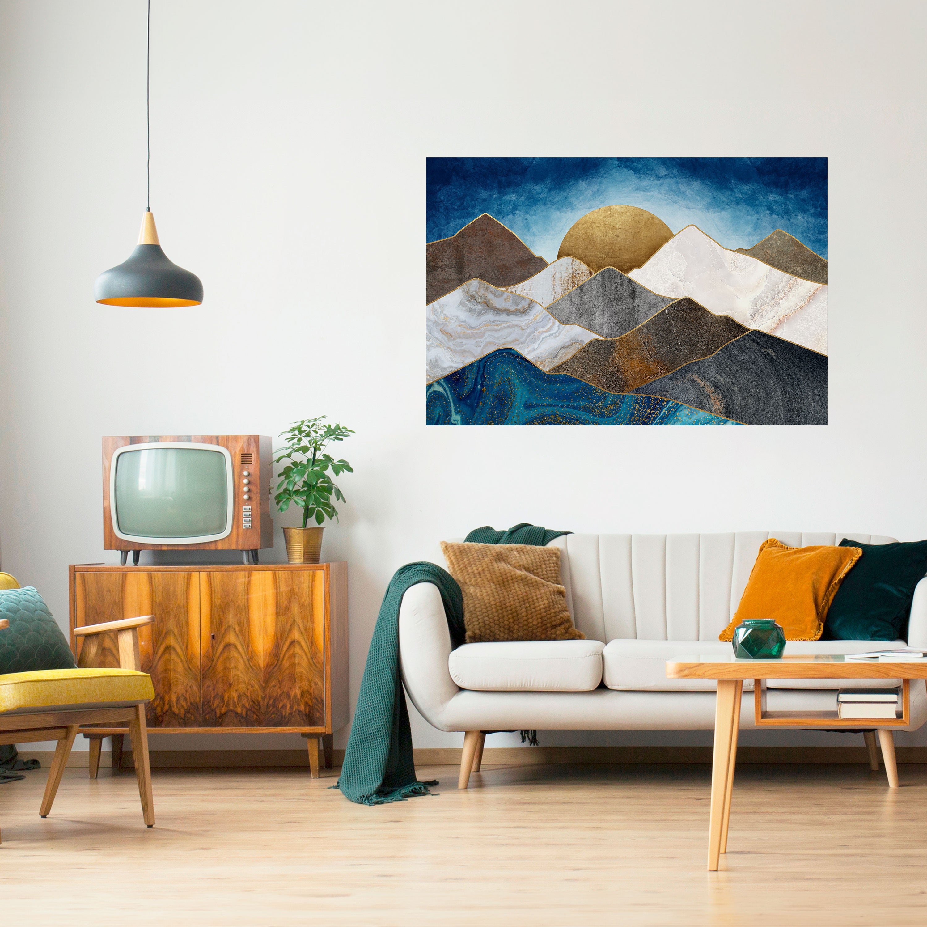SHEEN OF PEAKS Naklejka/Plakat poziomy