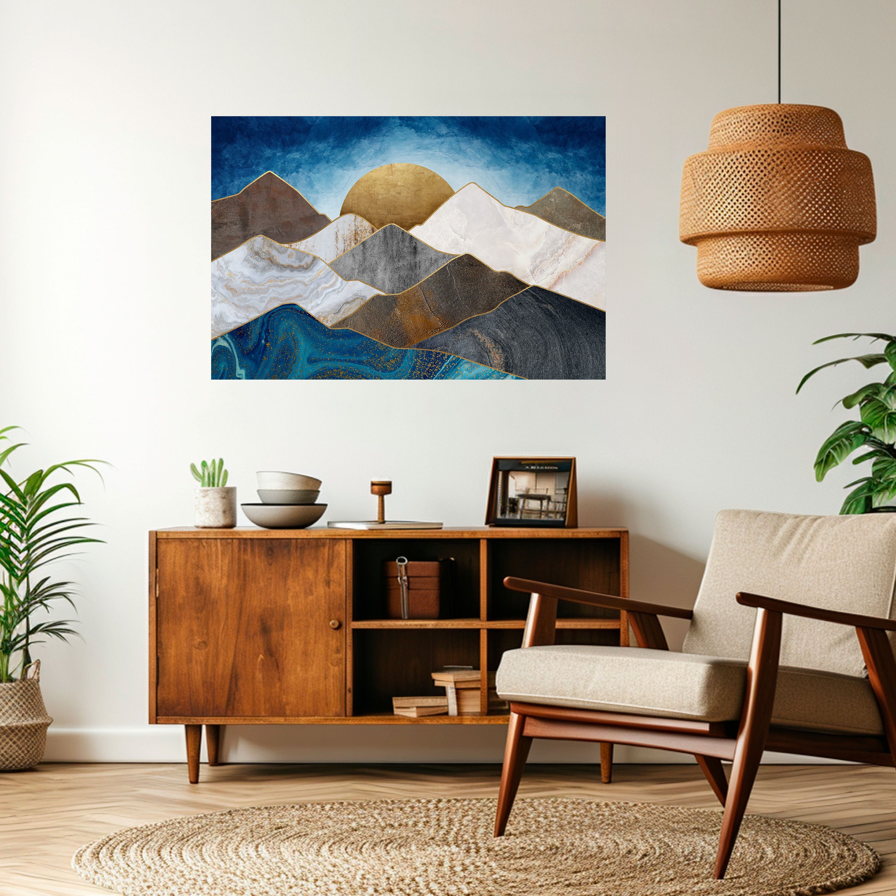 SHEEN OF PEAKS Naklejka/Plakat poziomy