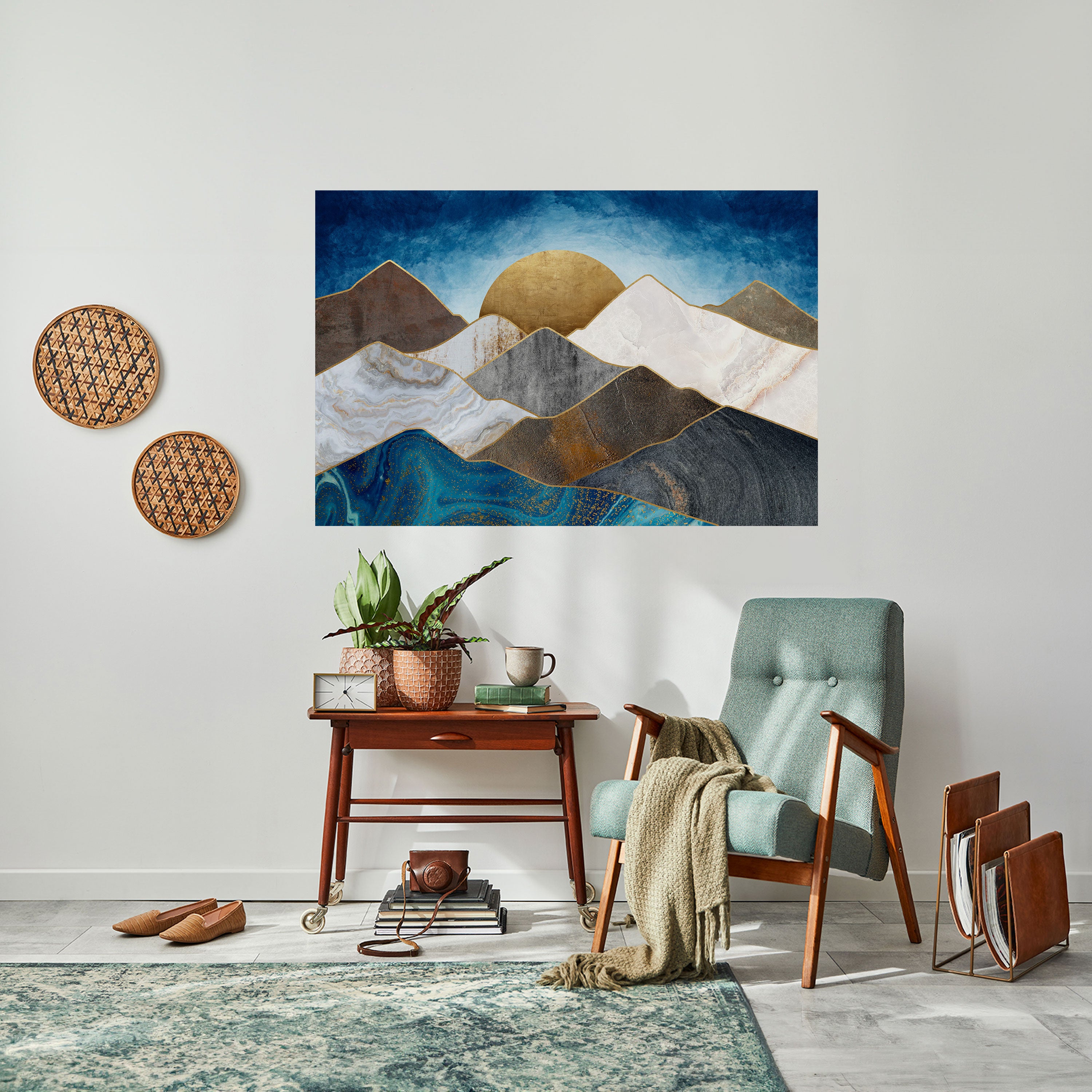 SHEEN OF PEAKS Naklejka/Plakat poziomy