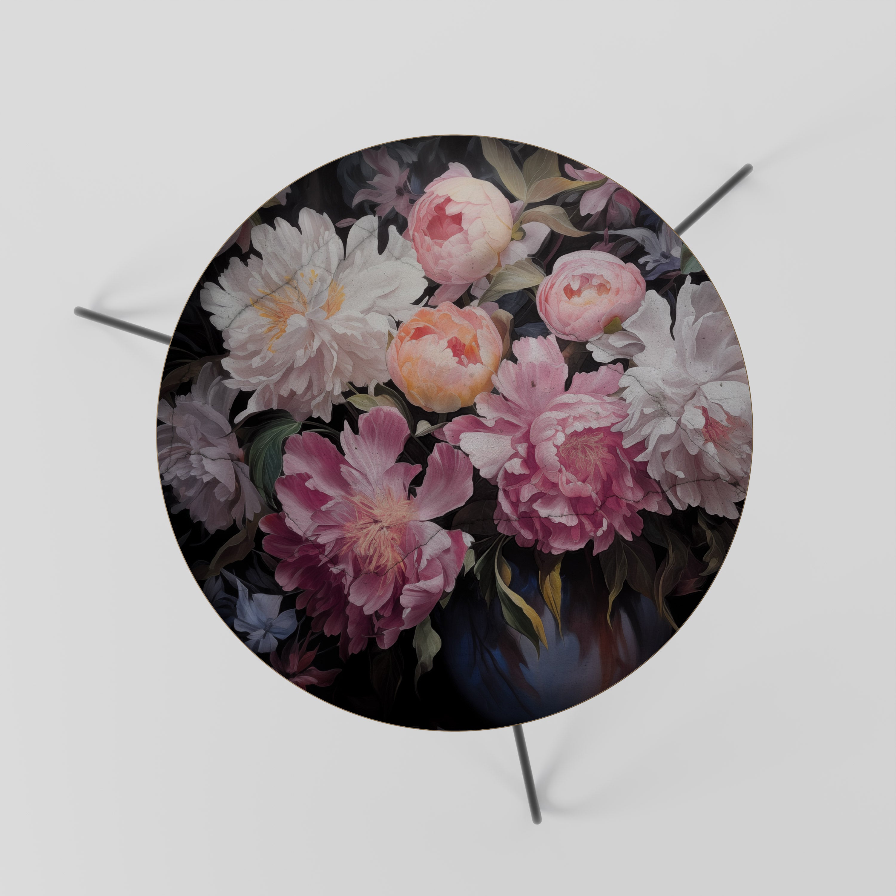CRASHED PEONIES Stolik kawowy mały