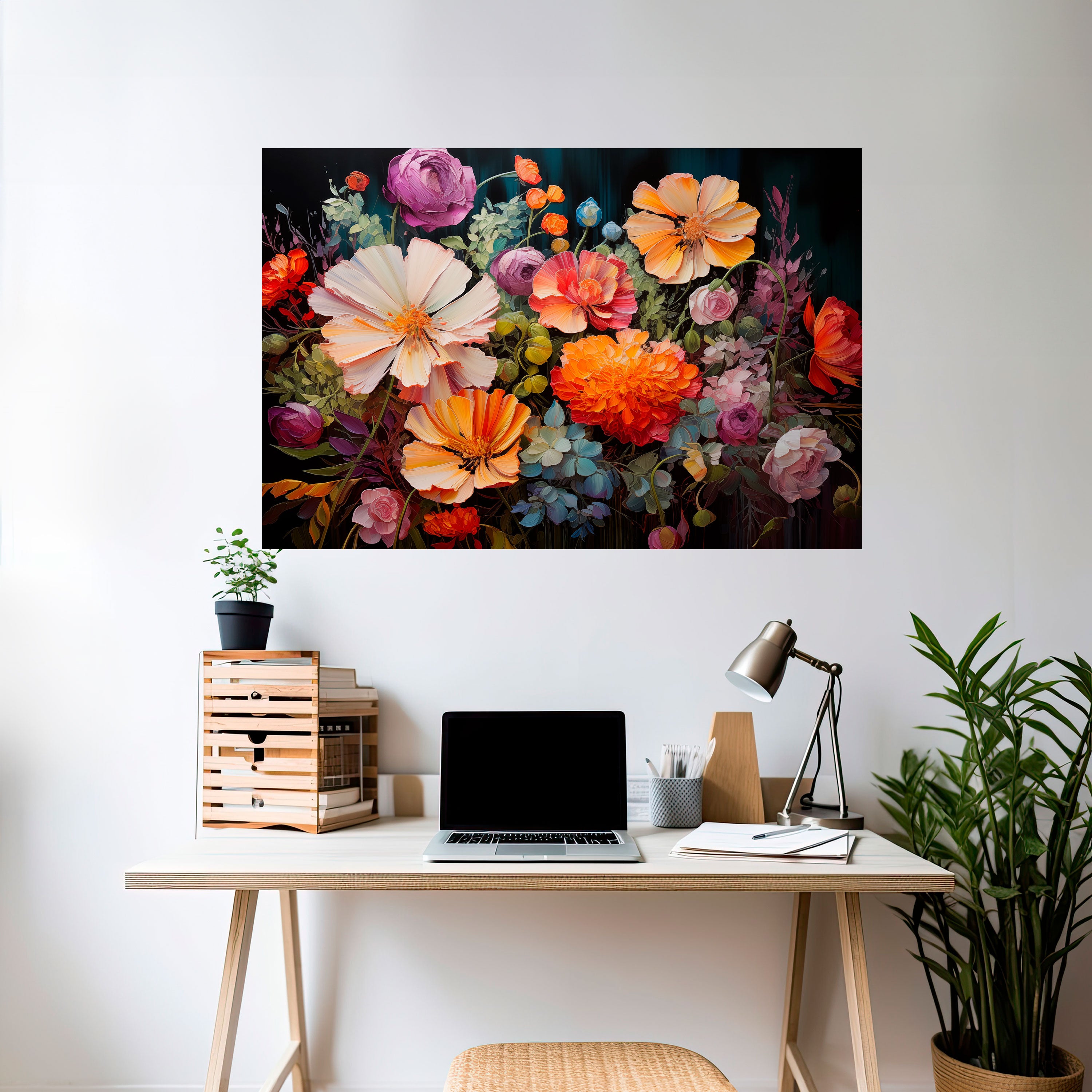 BLOOMING WILDERNESS Naklejka/Plakat poziomy