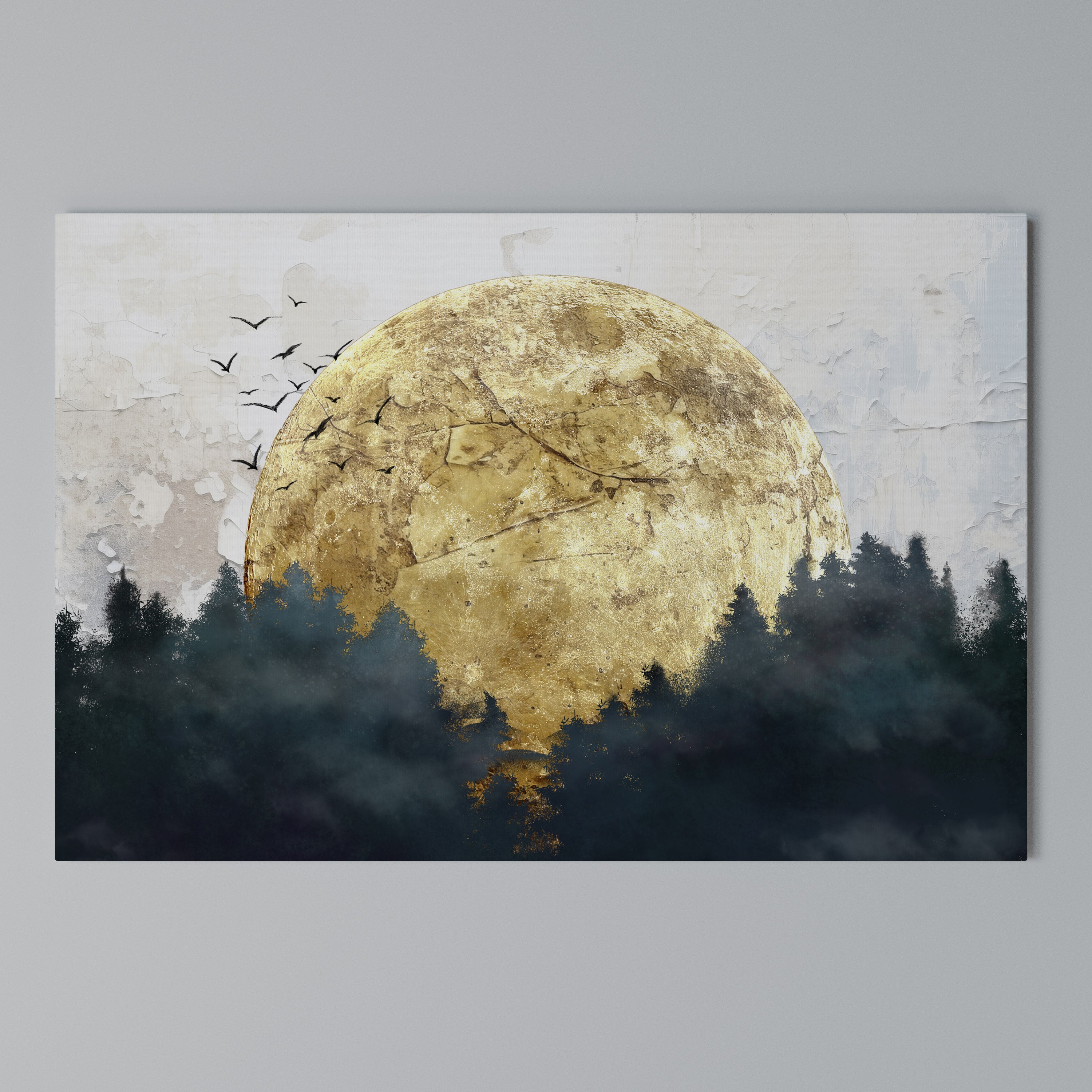 RISING MOON Poziomy obraz na płótnie