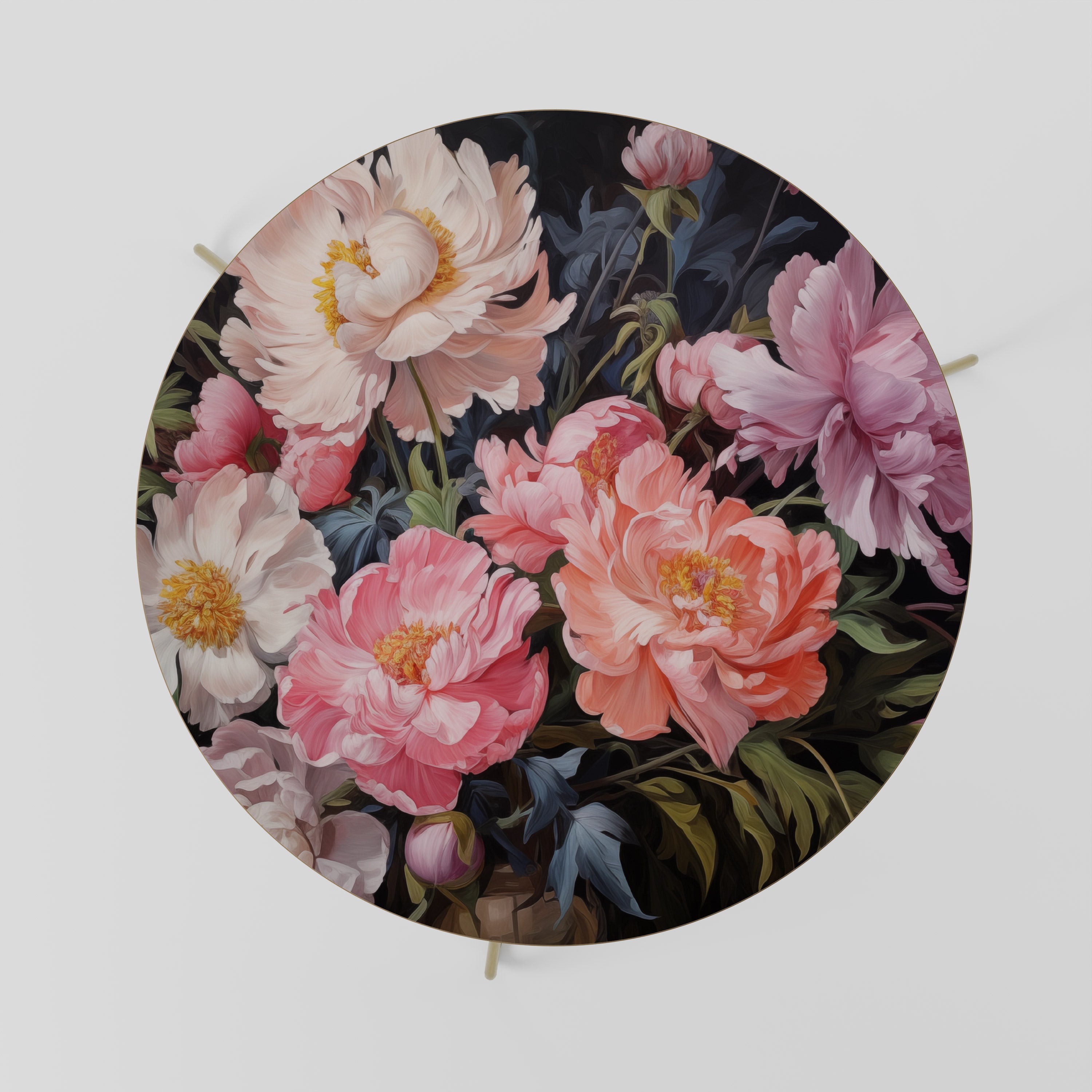 PEONIES BLOSSOM Stolik kawowy duży