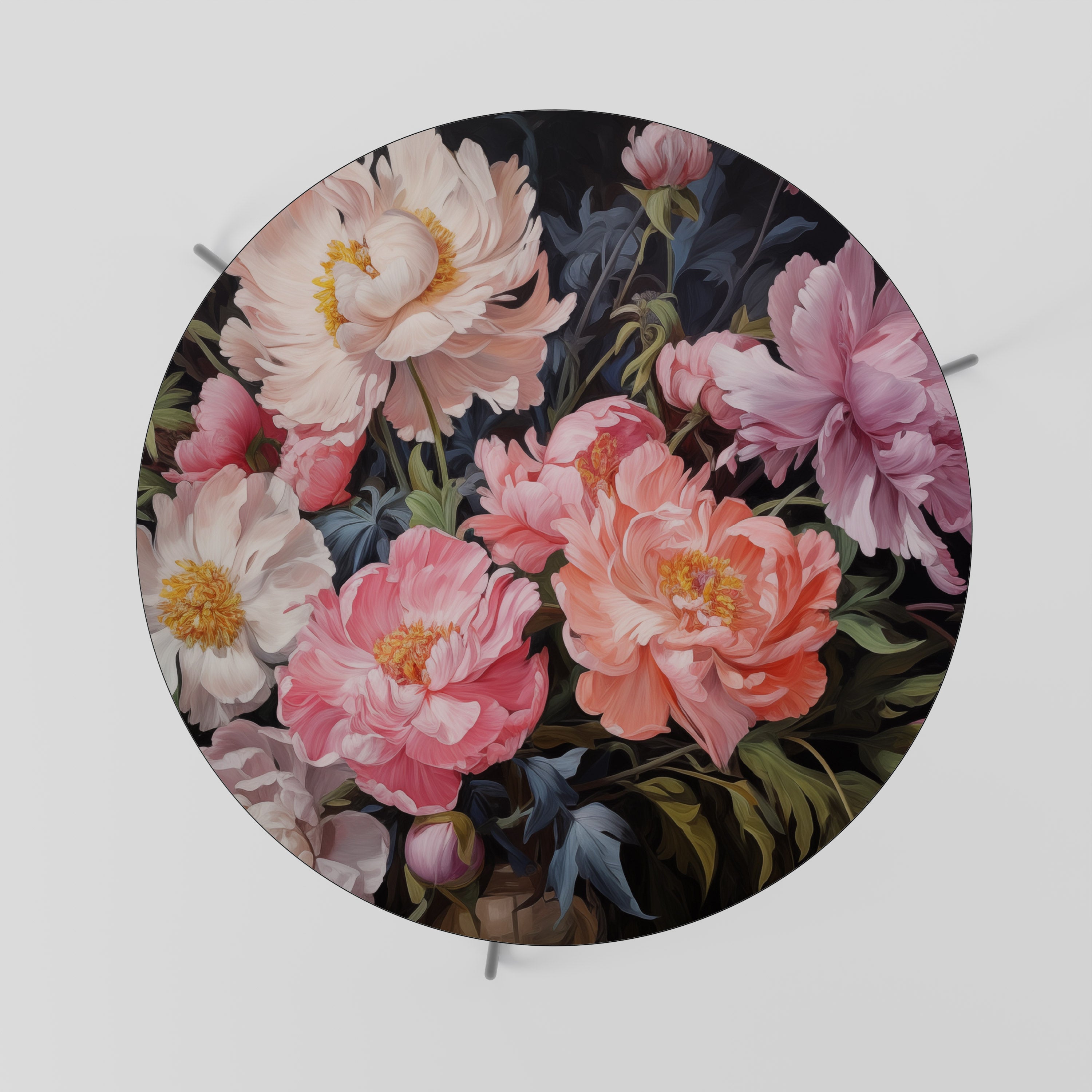 PEONIES BLOSSOM Stolik kawowy duży