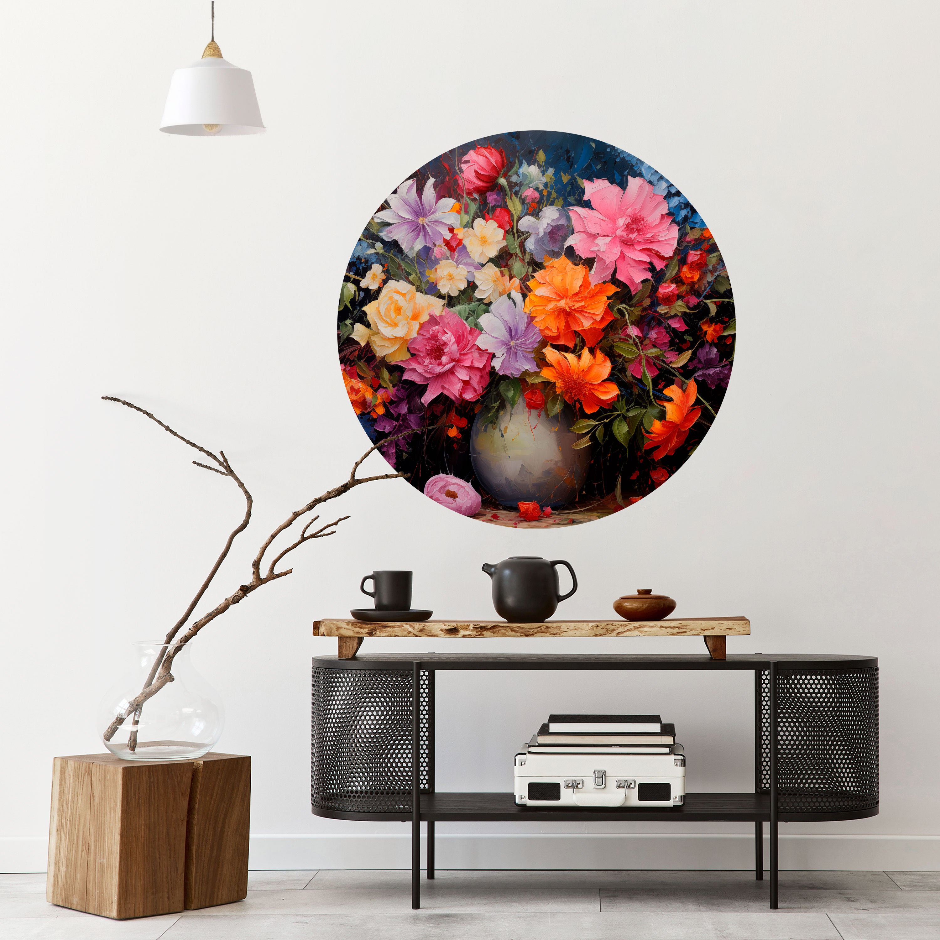 EUPHORIC BOUQUET Naklejka okrągła