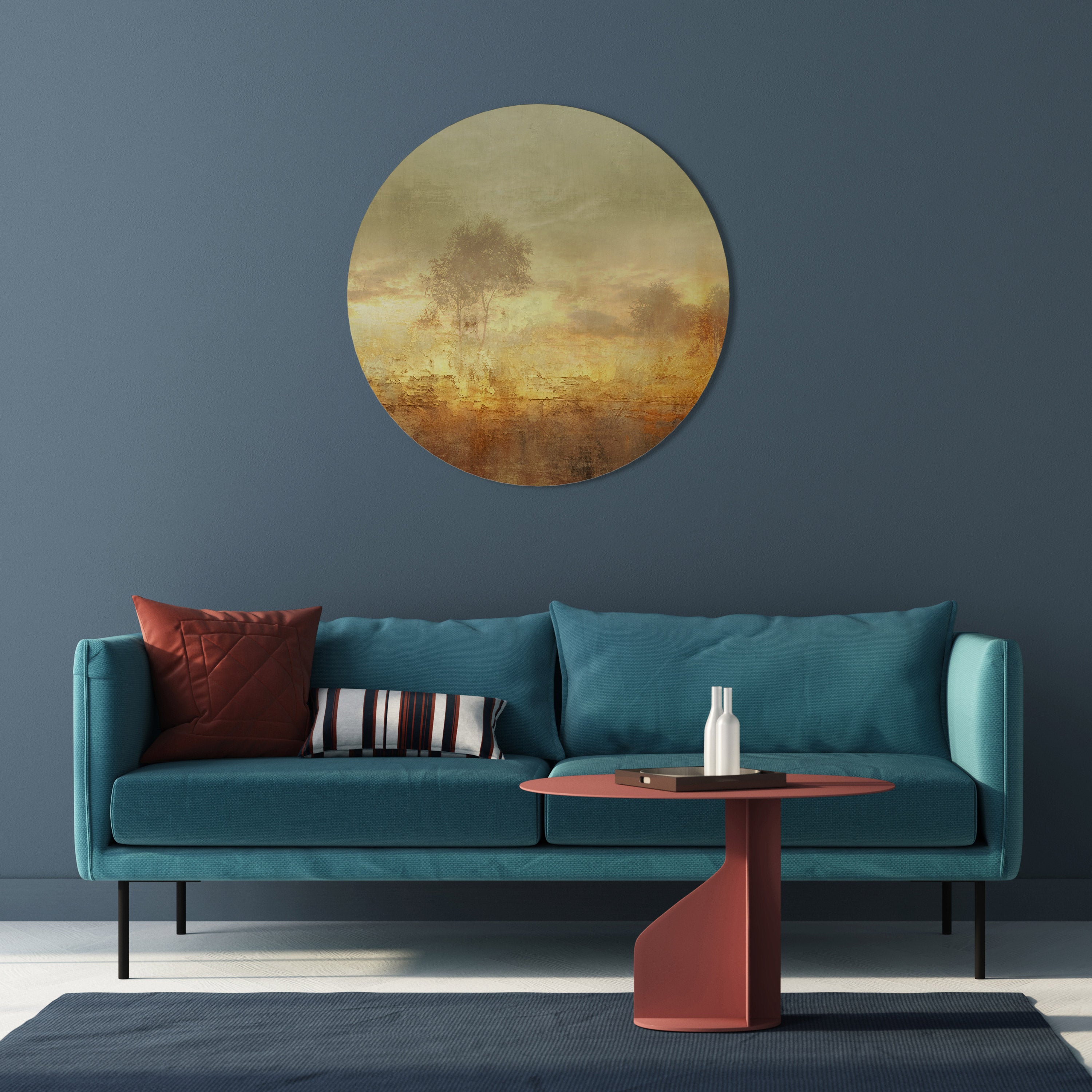 AMBER DREAMSCAPE Obraz okrągły