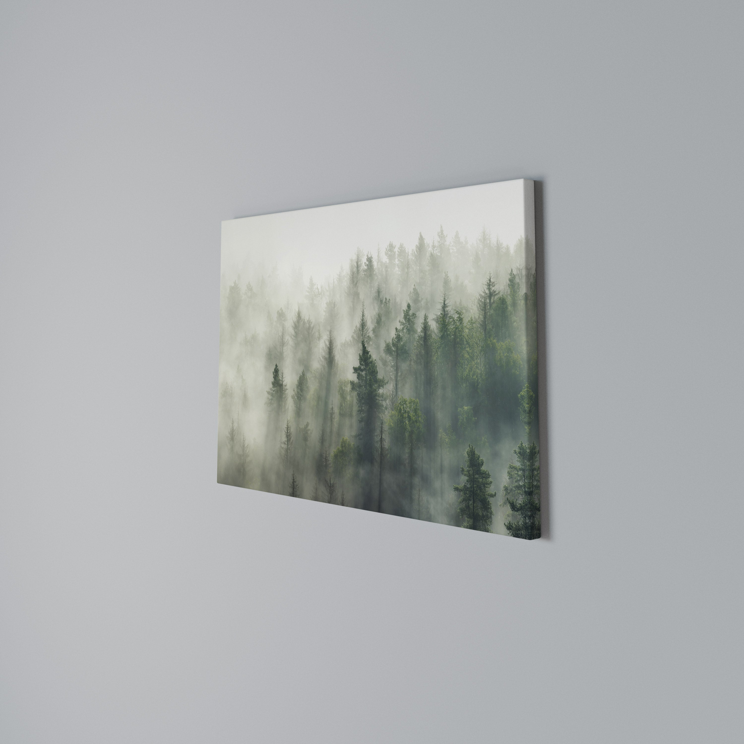 MISTY FOREST Poziomy obraz na płótnie