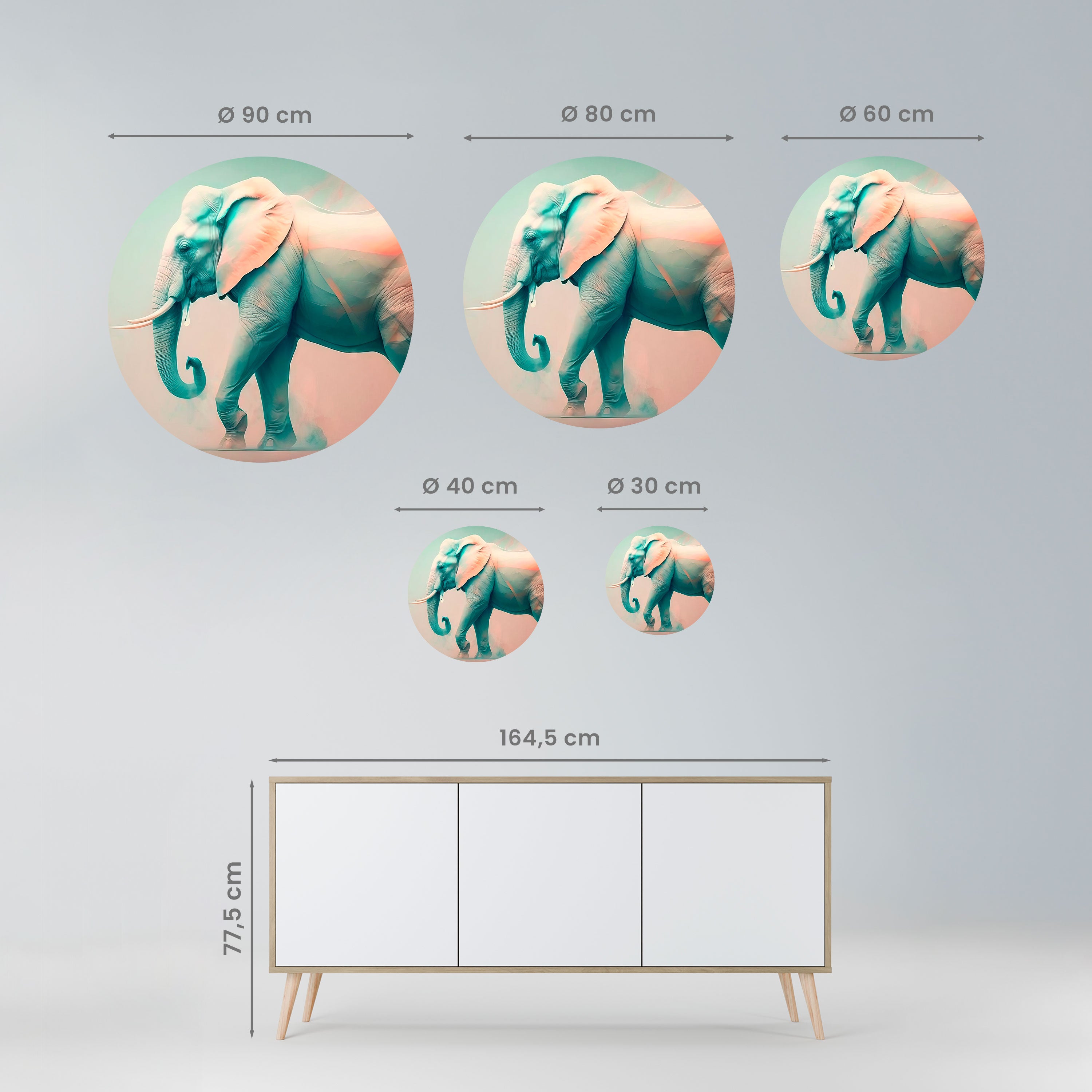 HOLO GIANT Naklejka okrągła