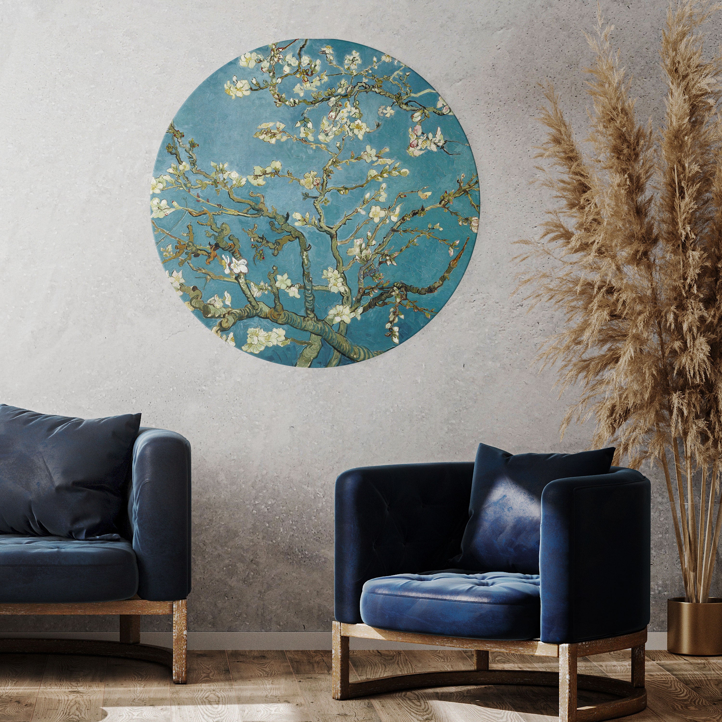 ALMOND BLOSSOM Obraz okrągły