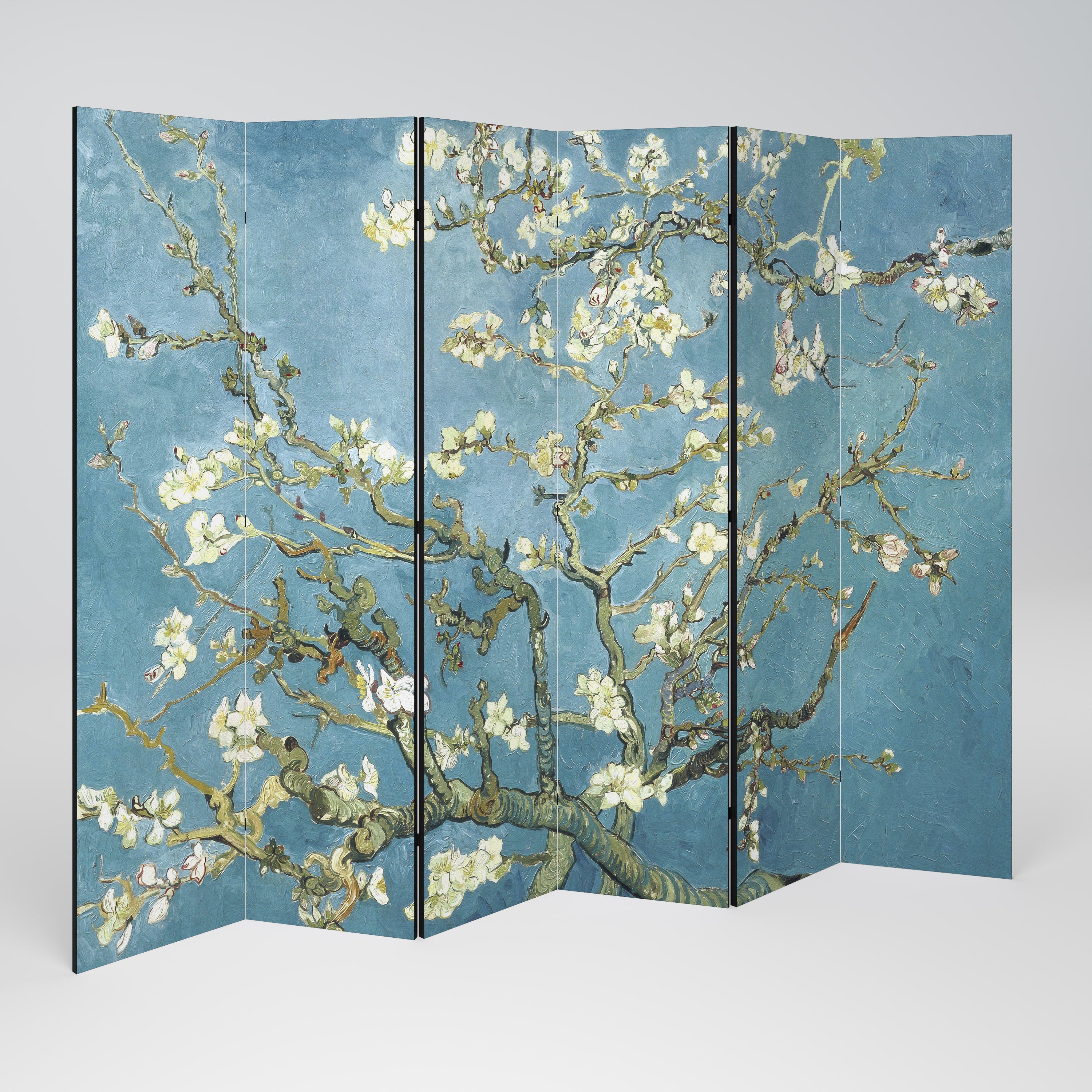 ALMOND BLOSSOM Dekoracyjny parawan 6-skrzydłowy