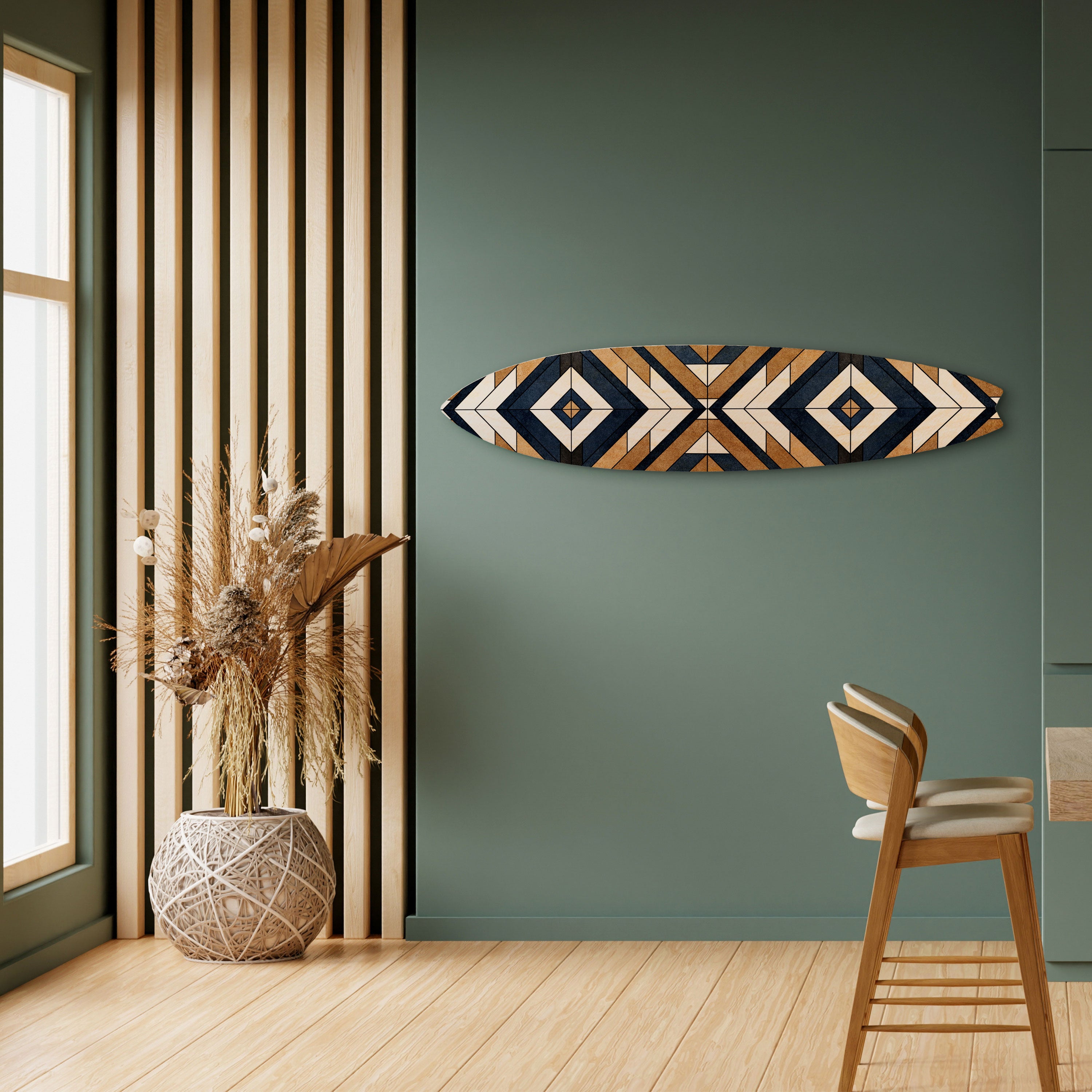 ARTFUL GEOMETRY Dekoracyjna deska surfingowa