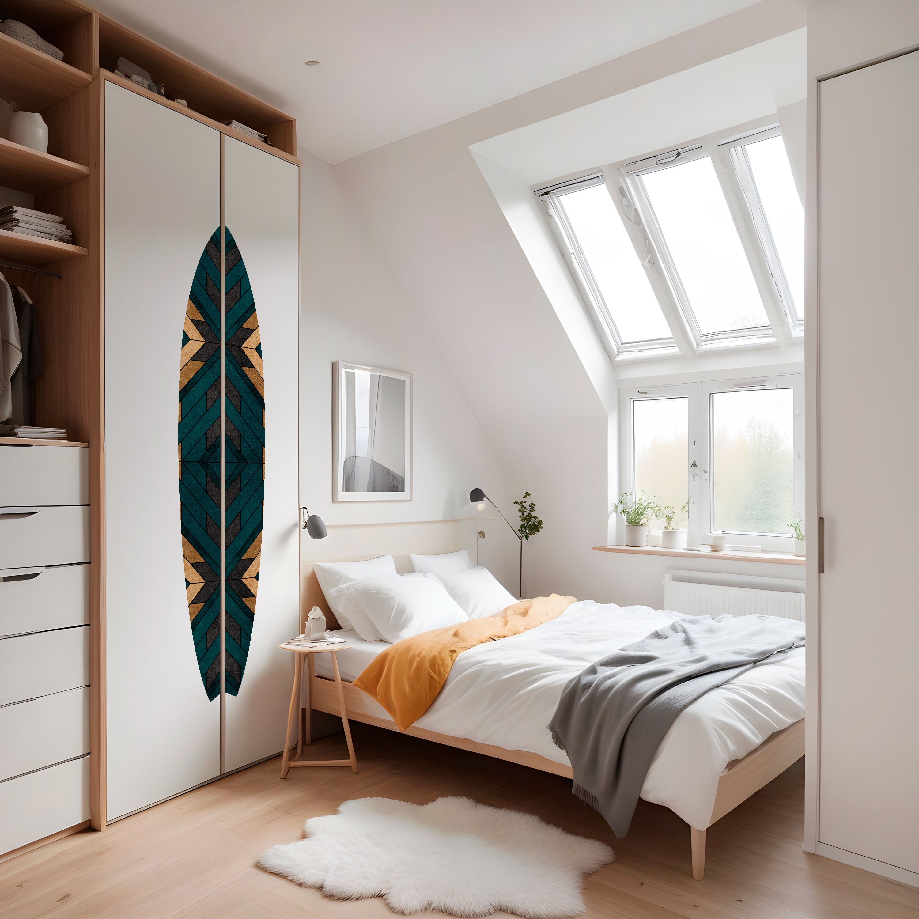 ARTISTIC GEOMETRY Naklejka - deska surfingowa