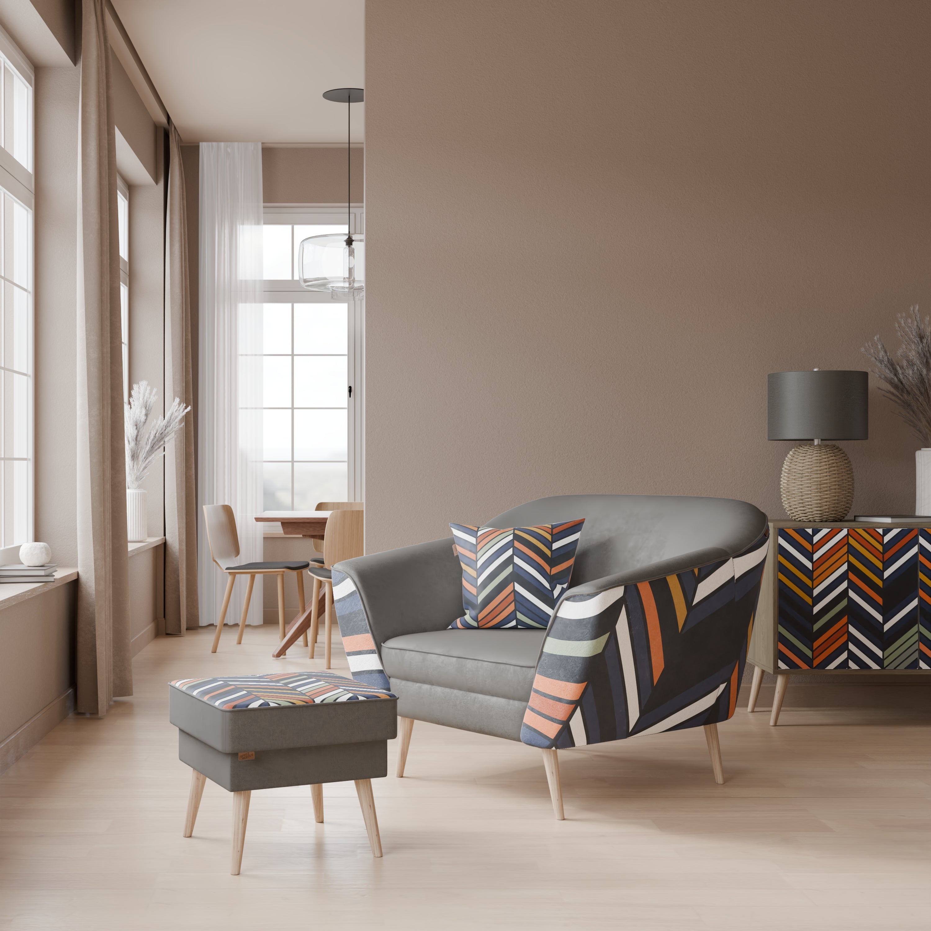 VIBRANT PATCHWORK Fotel AURORA