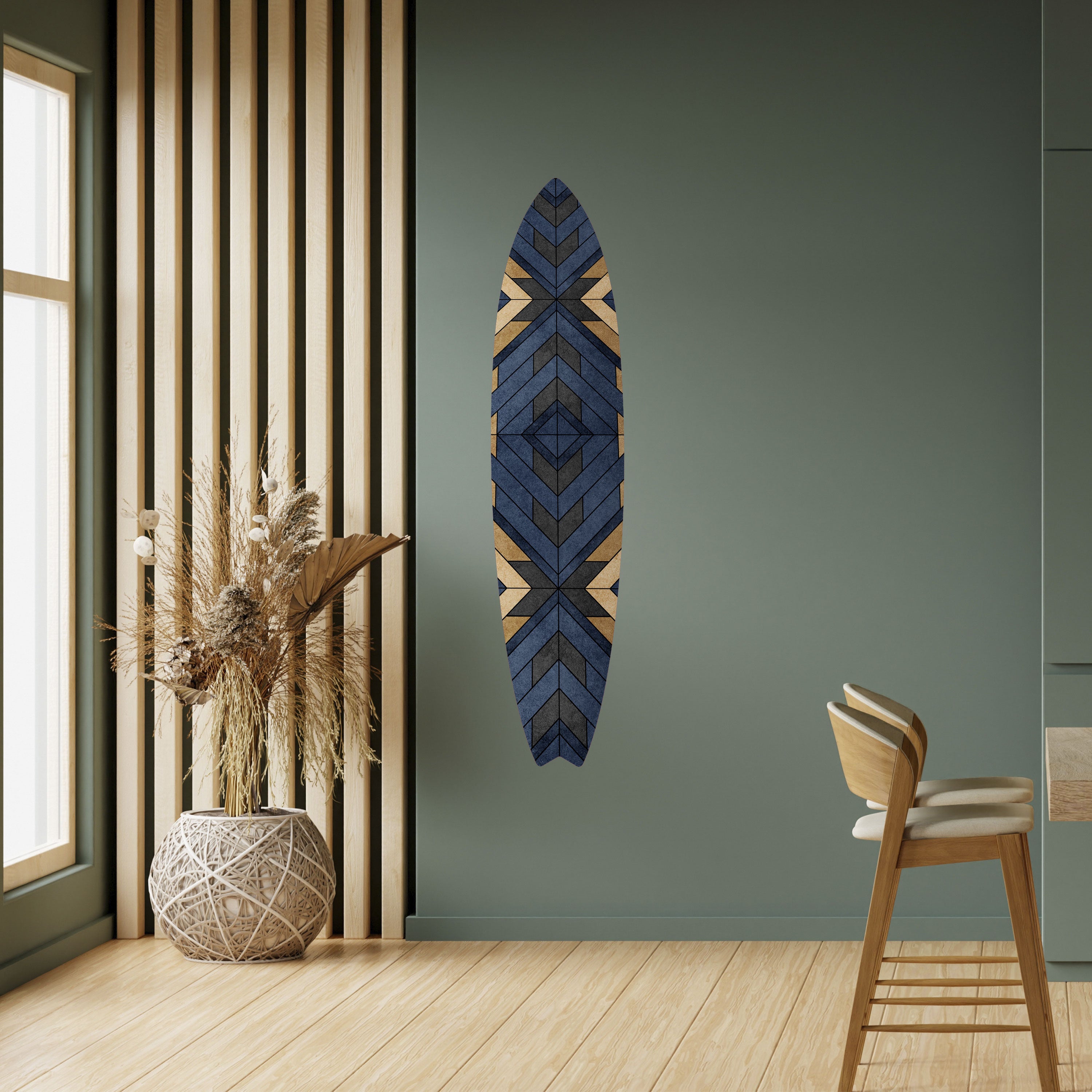 CRAFTY GEOMETRY Naklejka - deska surfingowa