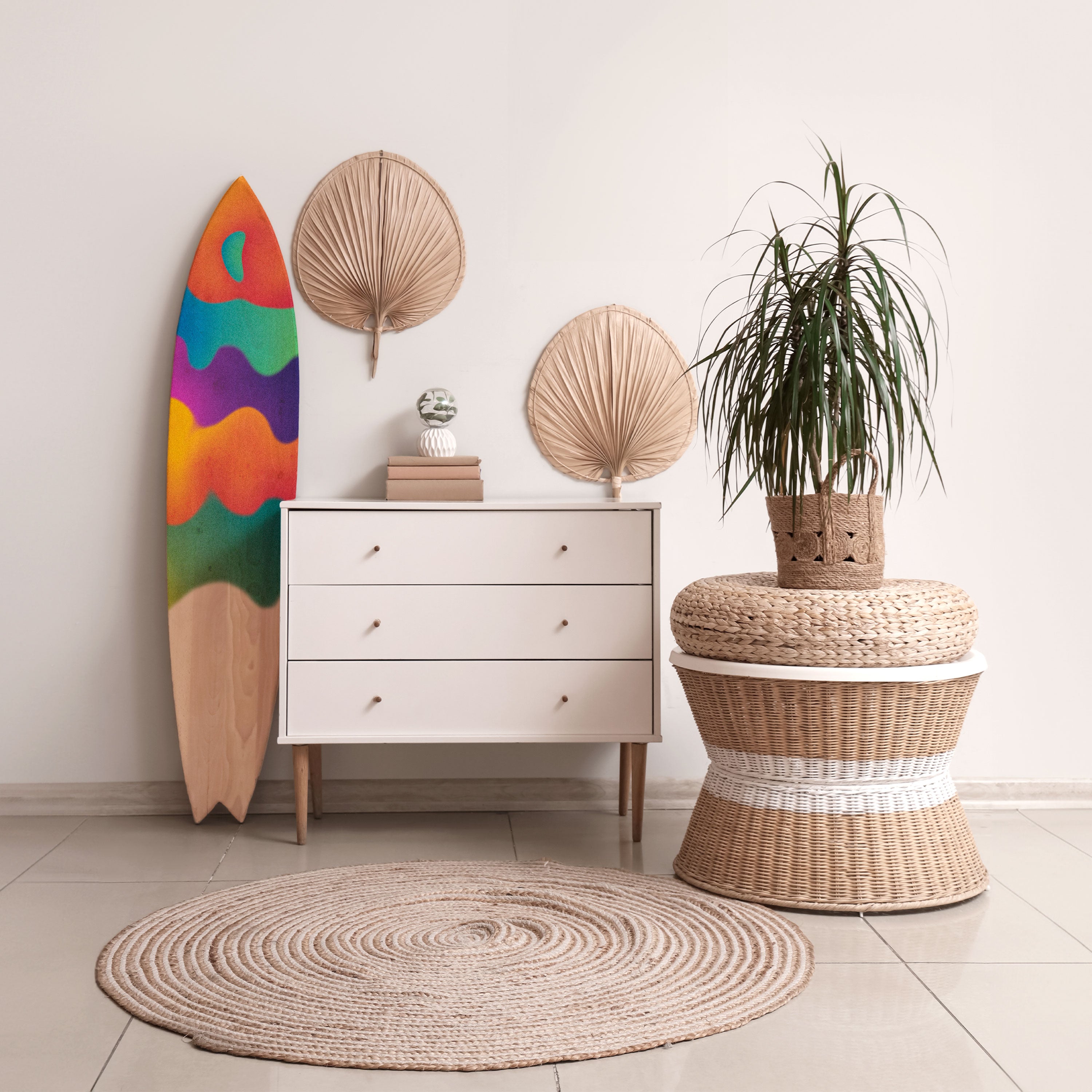 BRIGHT ESSENCE Dekoracyjna deska surfingowa