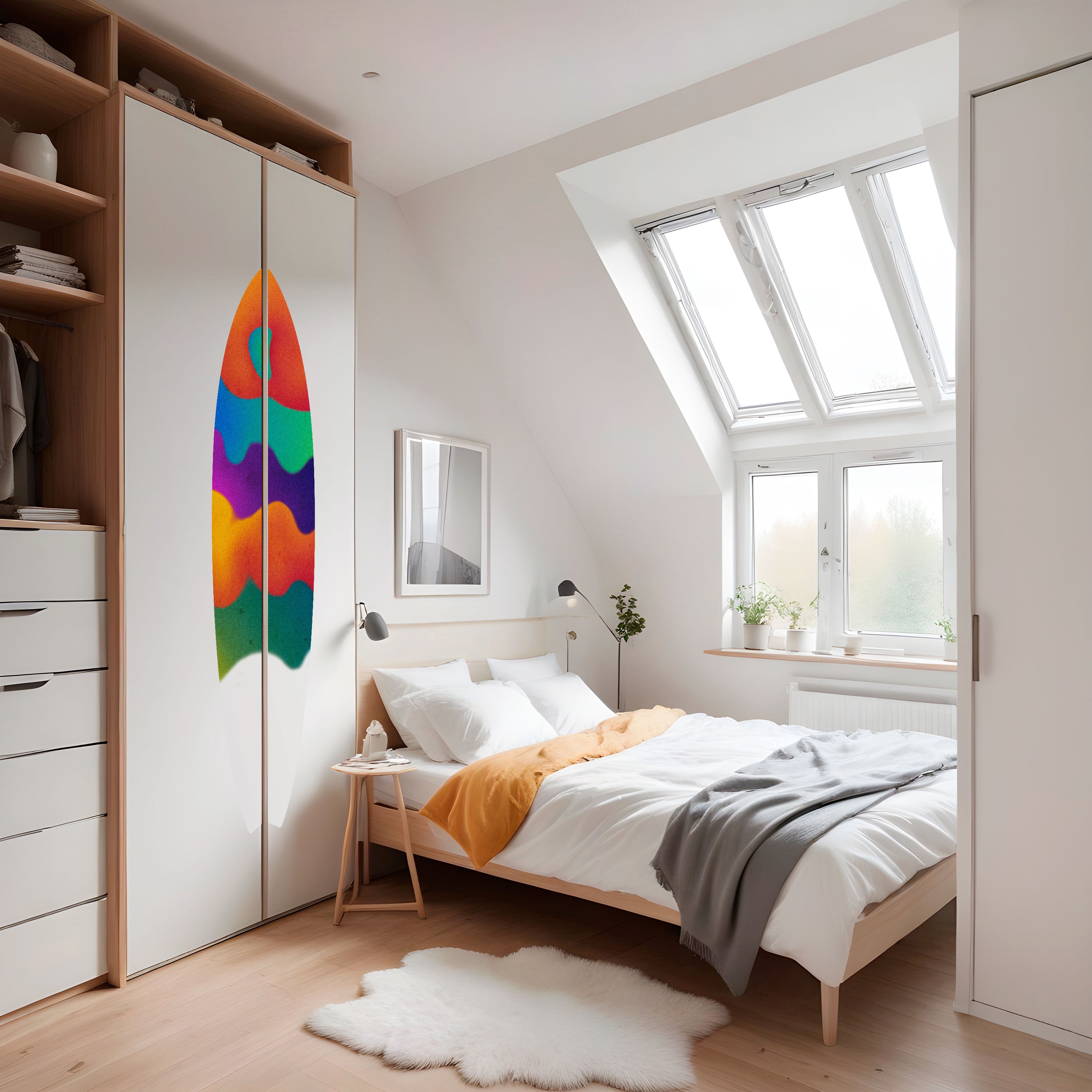 BRIGHT ESSENCE Naklejka - deska surfingowa