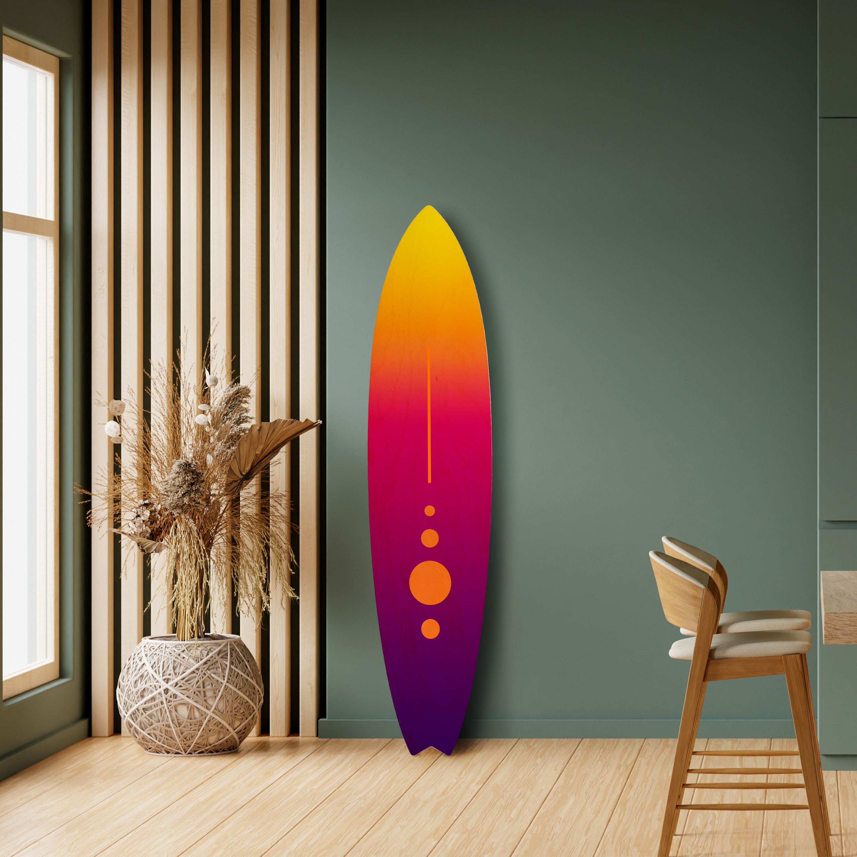 HEAVENLY BLOOM Dekoracyjna deska surfingowa