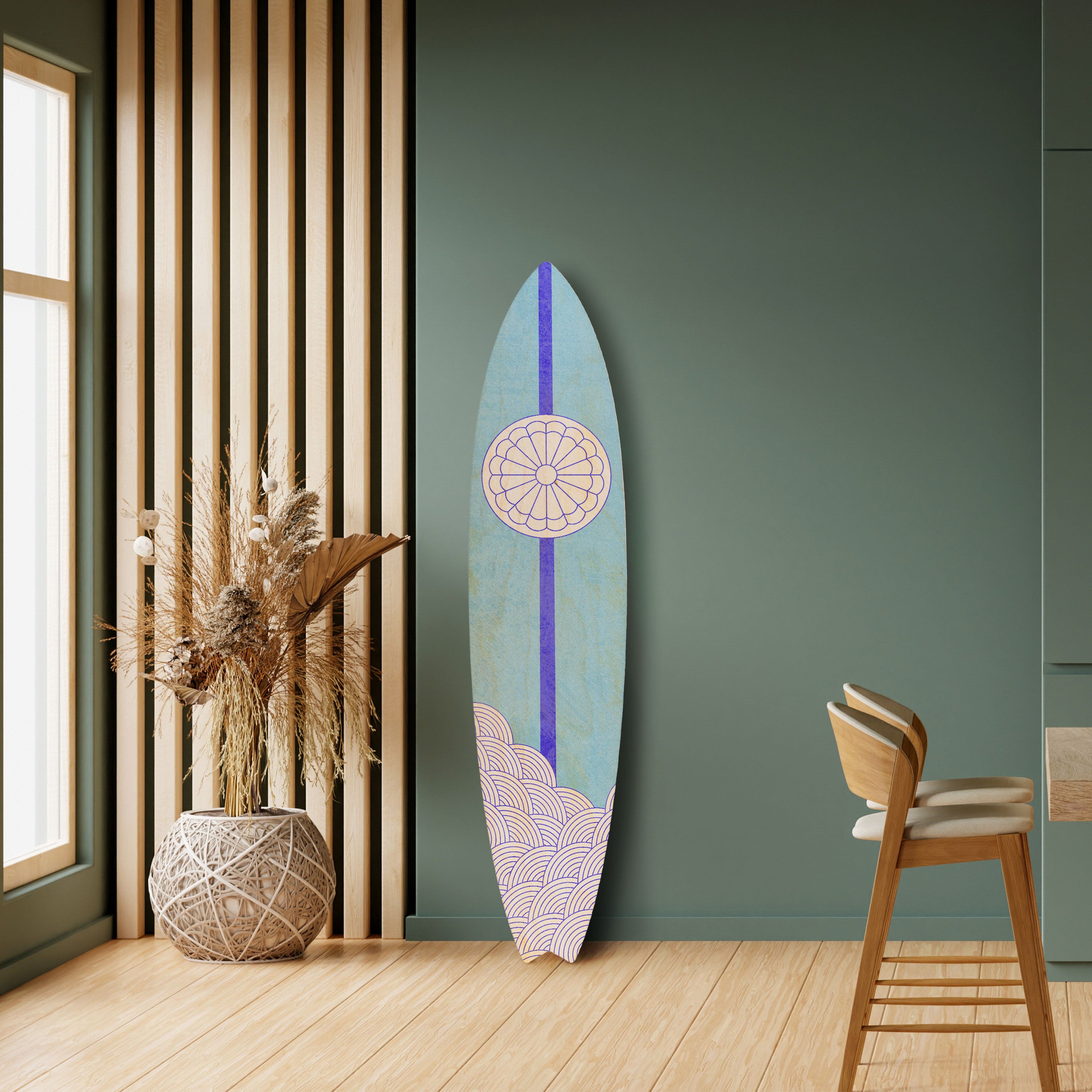 TIDAL STRIPE Dekoracyjna deska surfingowa