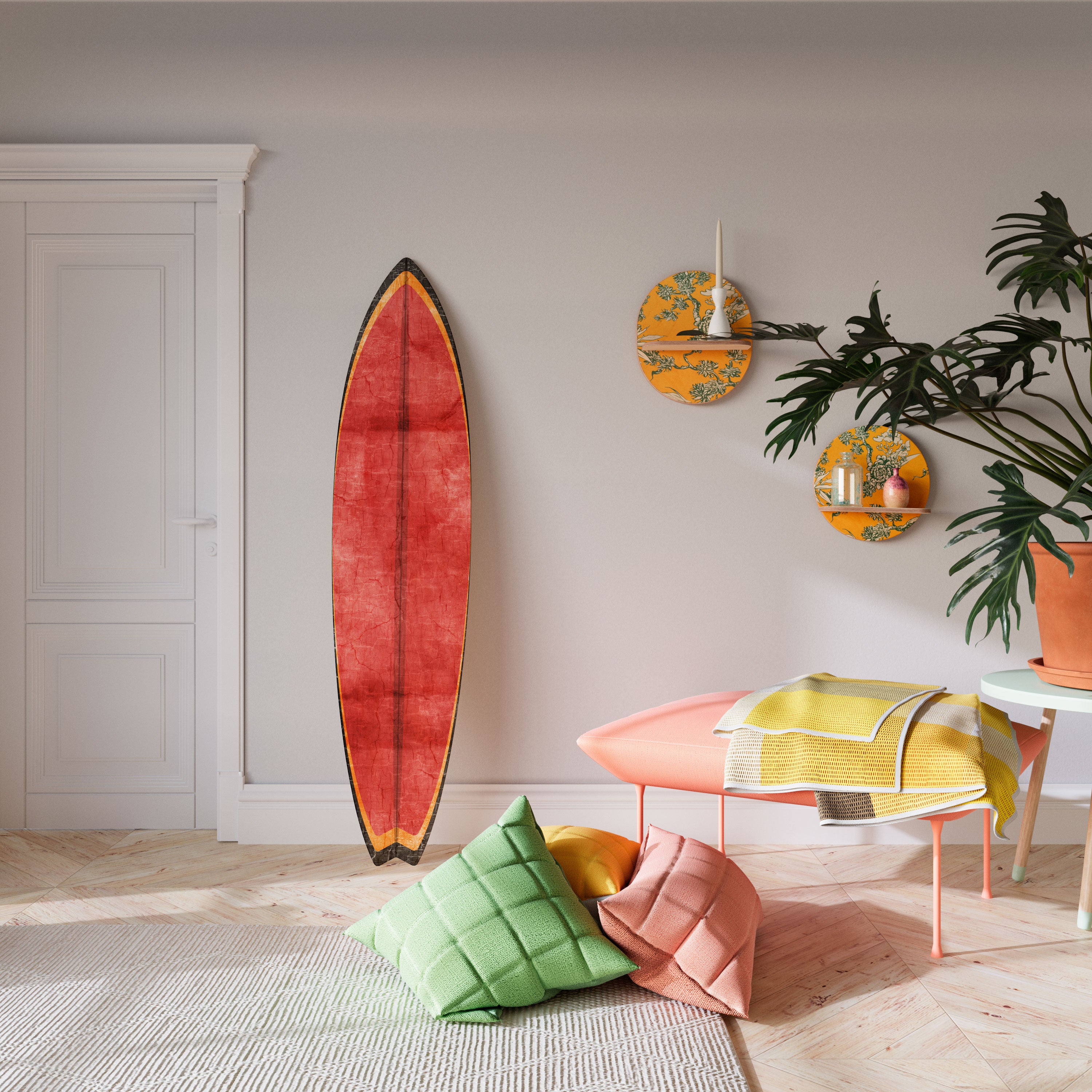 SCARLET EDGE Dekoracyjna deska surfingowa
