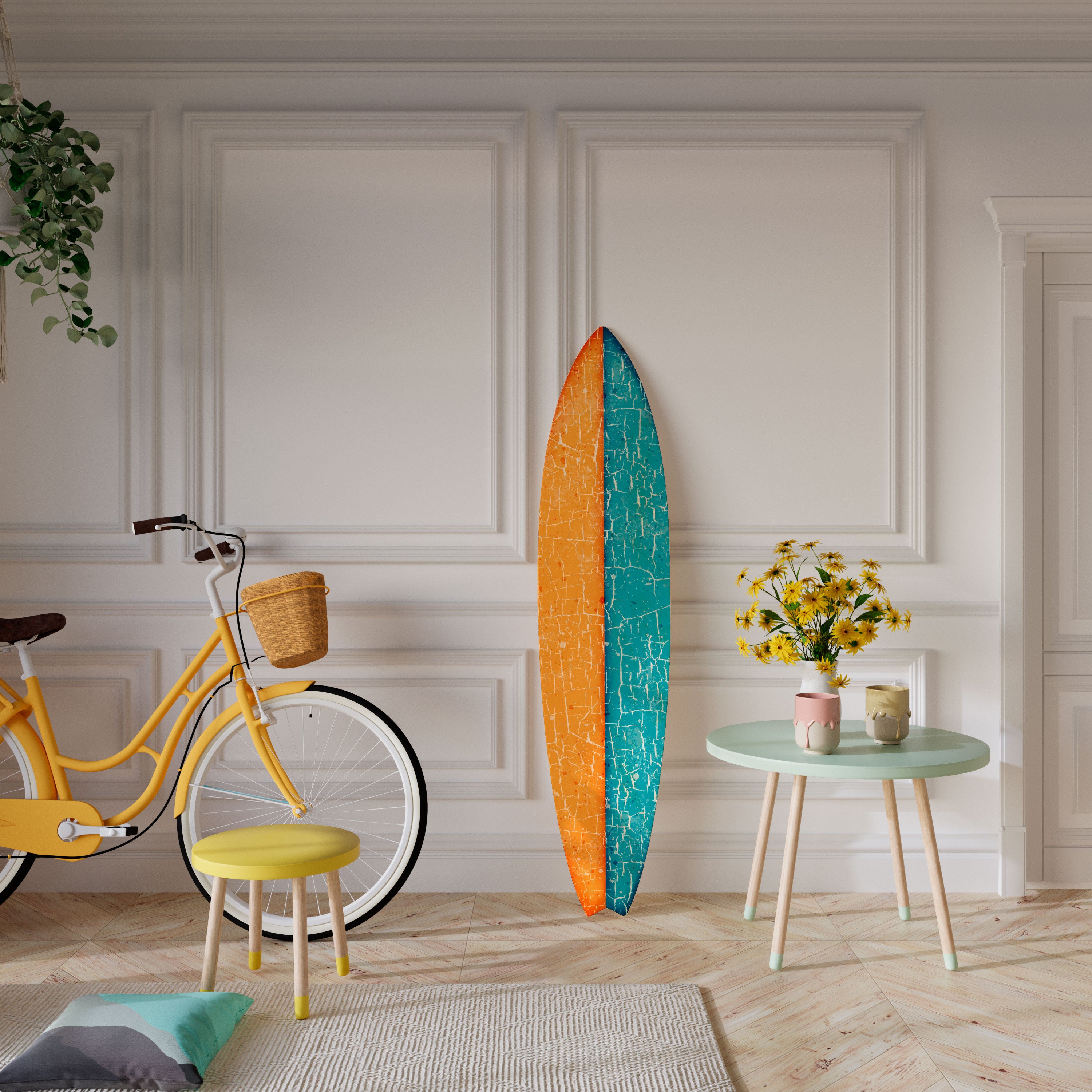 RUSTIC SHORE Dekoracyjna deska surfingowa