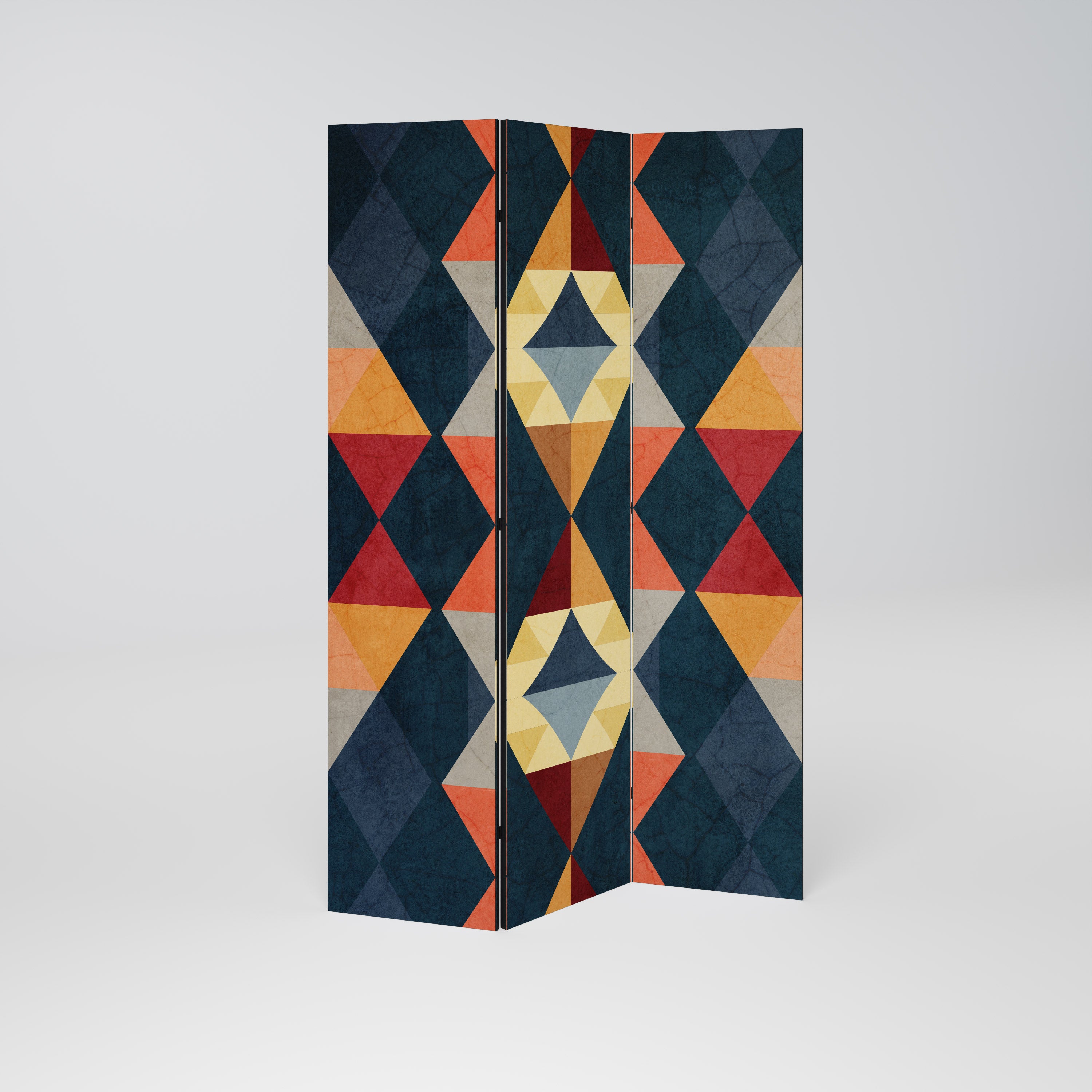 CRACKED ILLUSION Dekoracyjny parawan 3-skrzydłowy