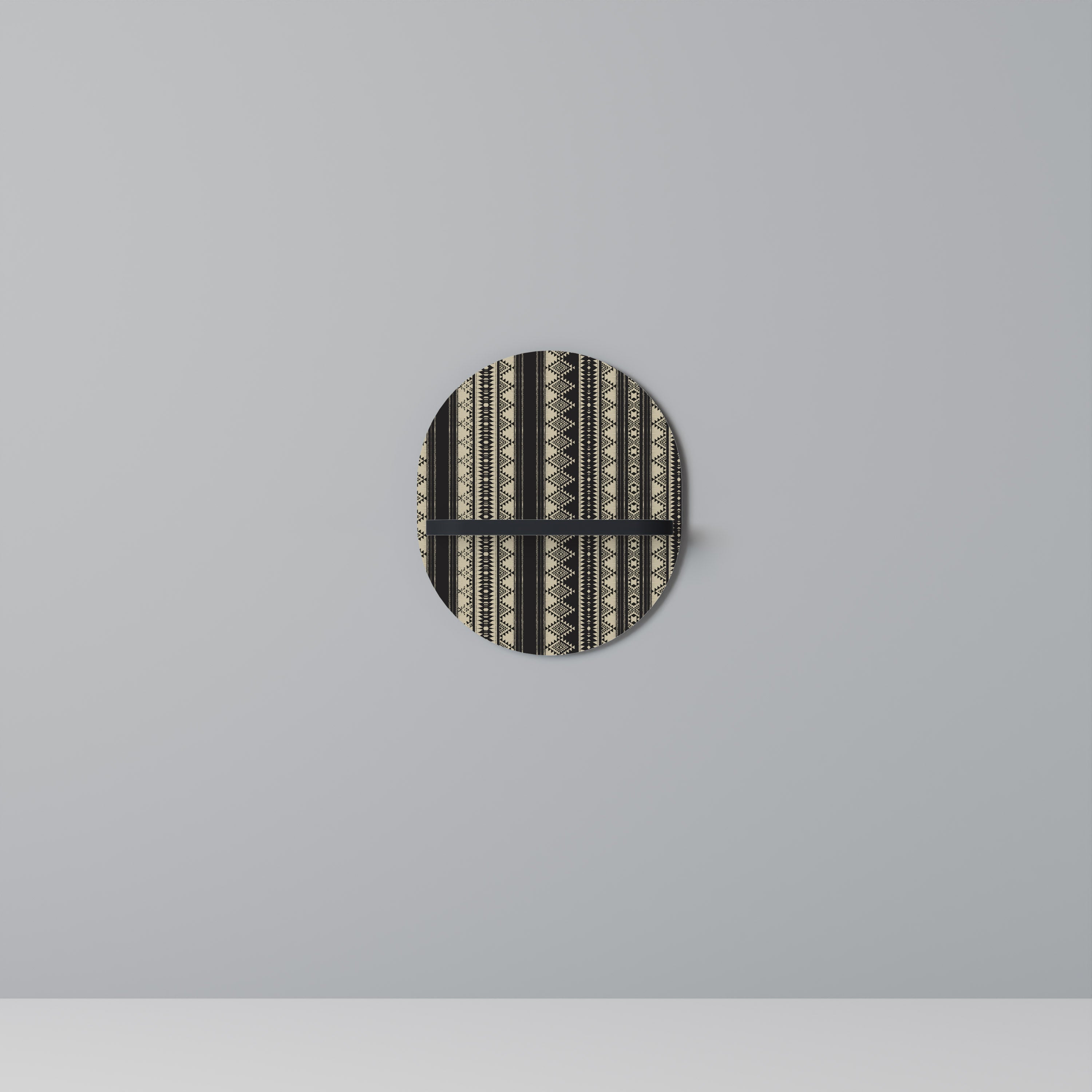 AZTEC Półka owalna Czarna