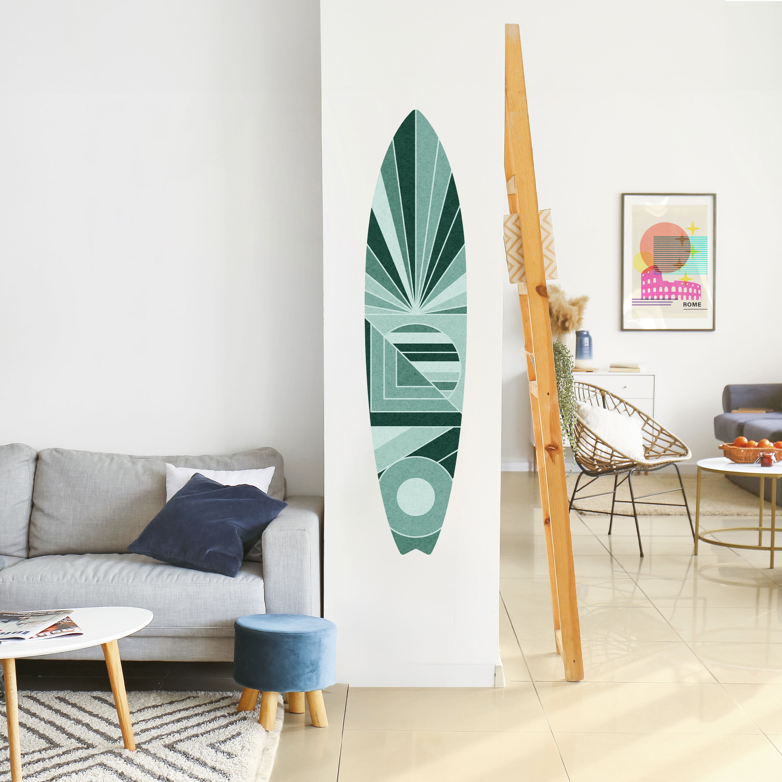 RHYTMIC GRID Naklejka - deska surfingowa