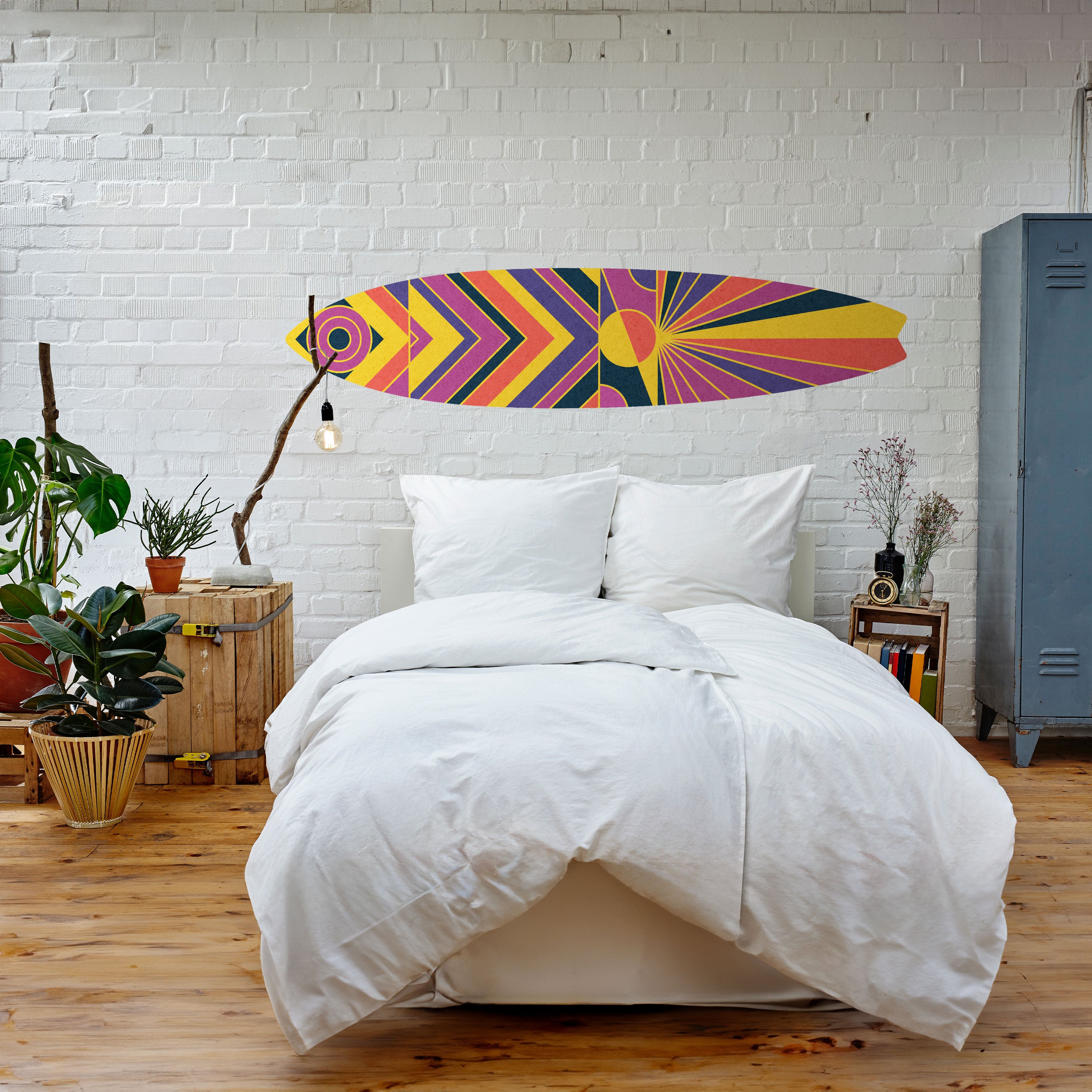 ECHO PATTERNS Naklejka - deska surfingowa